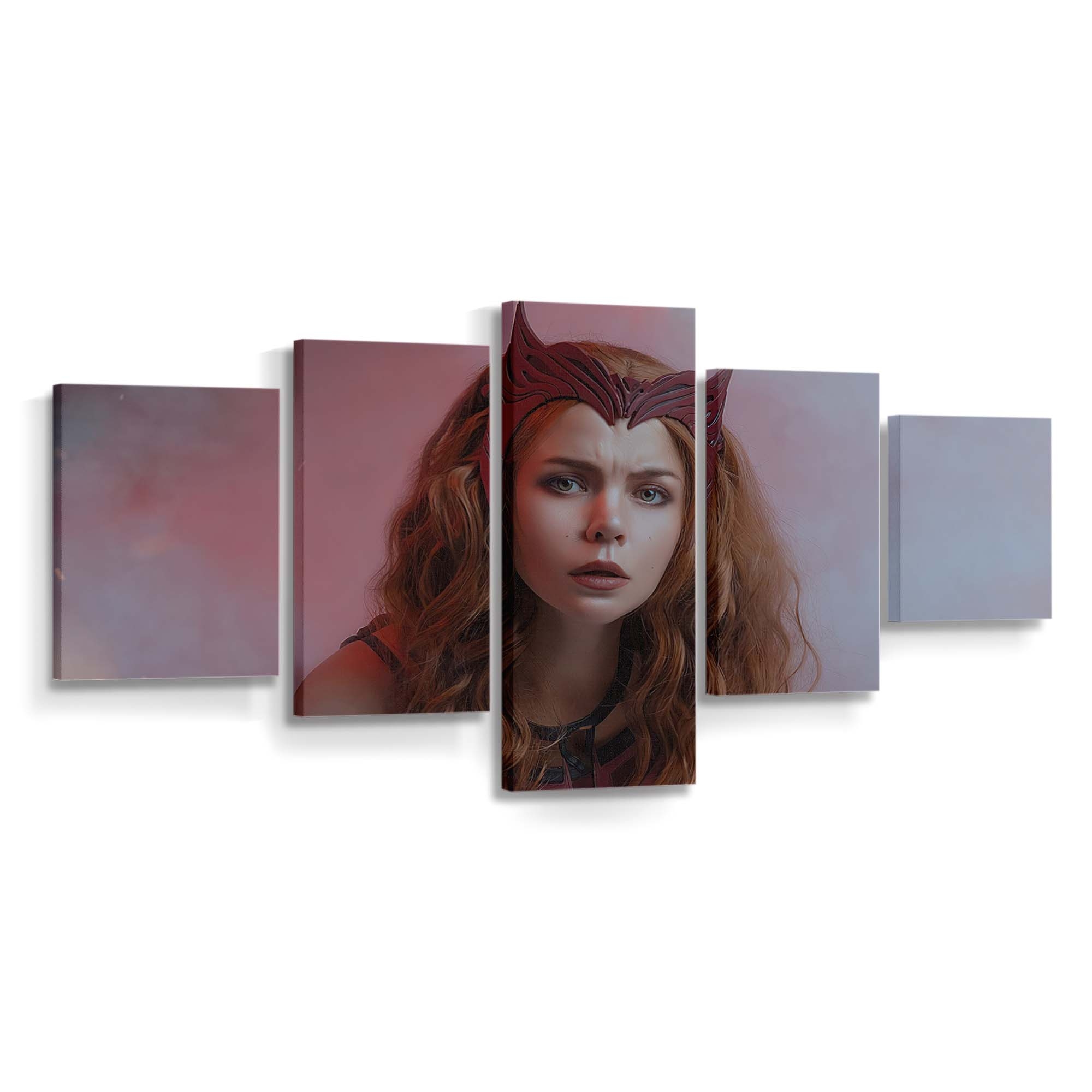 Scarlet Witch Cosplay 2021 Leinwandbild - Wanddeko