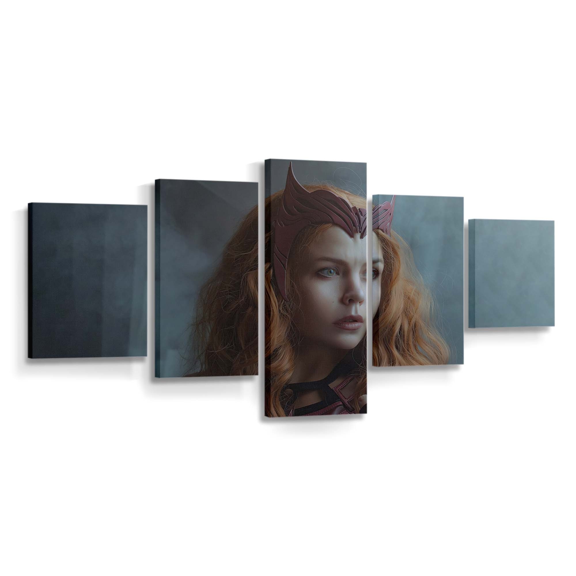 Scarlet Witch Cosplay 2021 2 Leinwandbild - Wanddeko