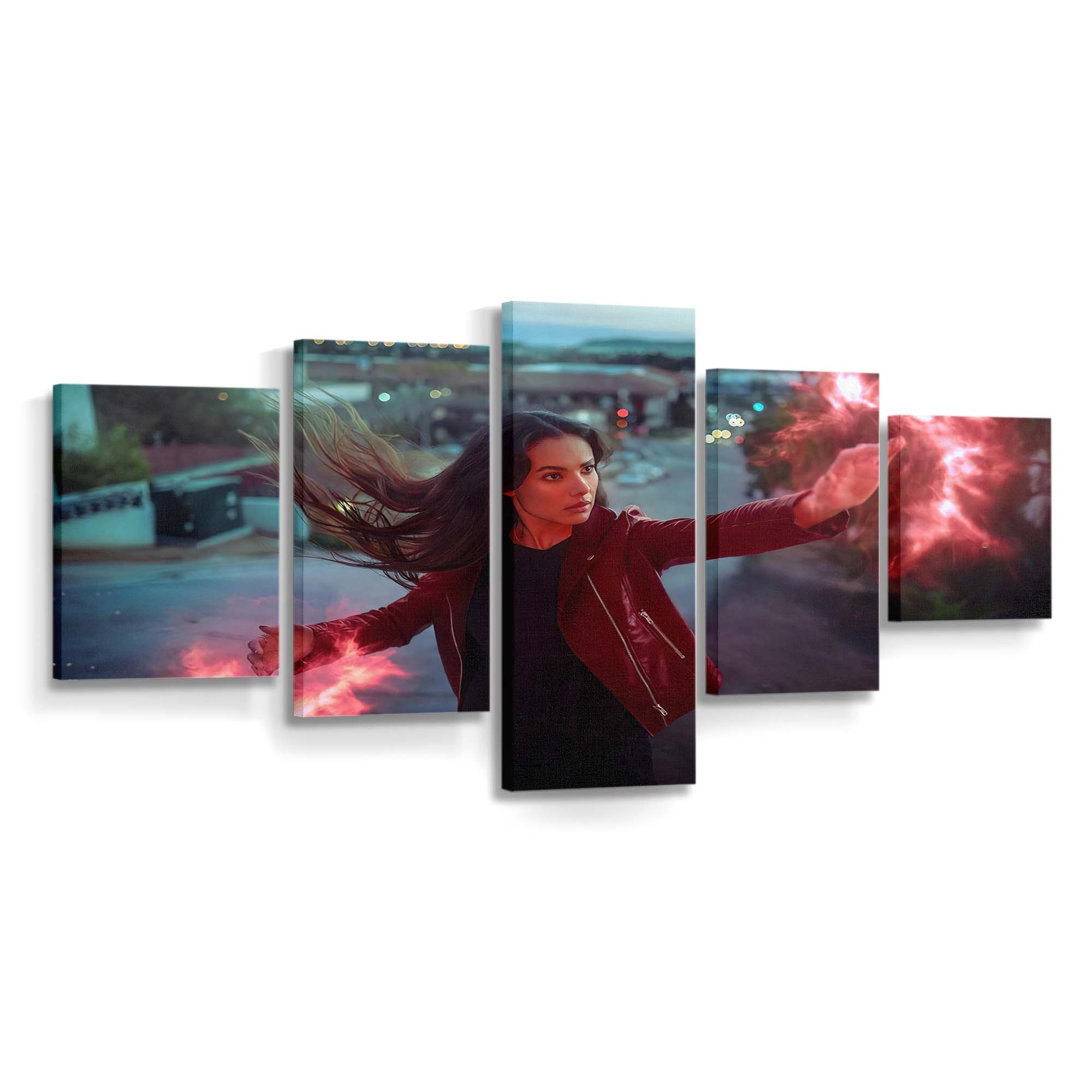 Scarlet Witch Cosplay 2 Leinwandbild - Wanddeko
