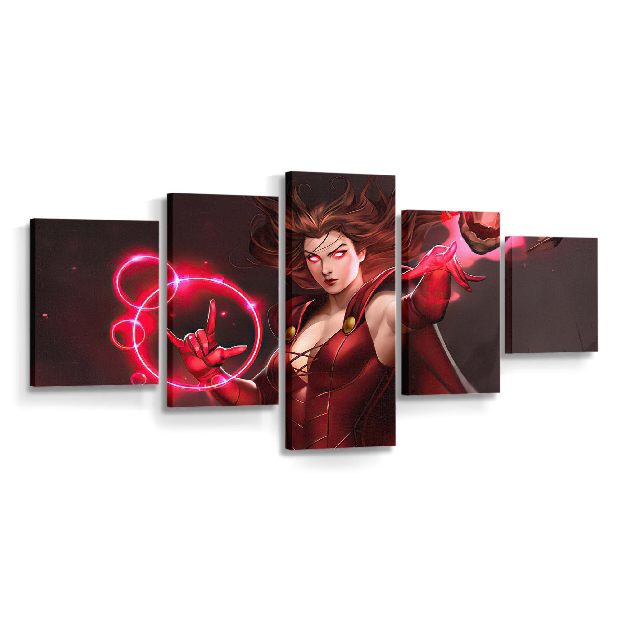 Scarlet Witch Digital Sketch Leinwandbild - Wanddeko