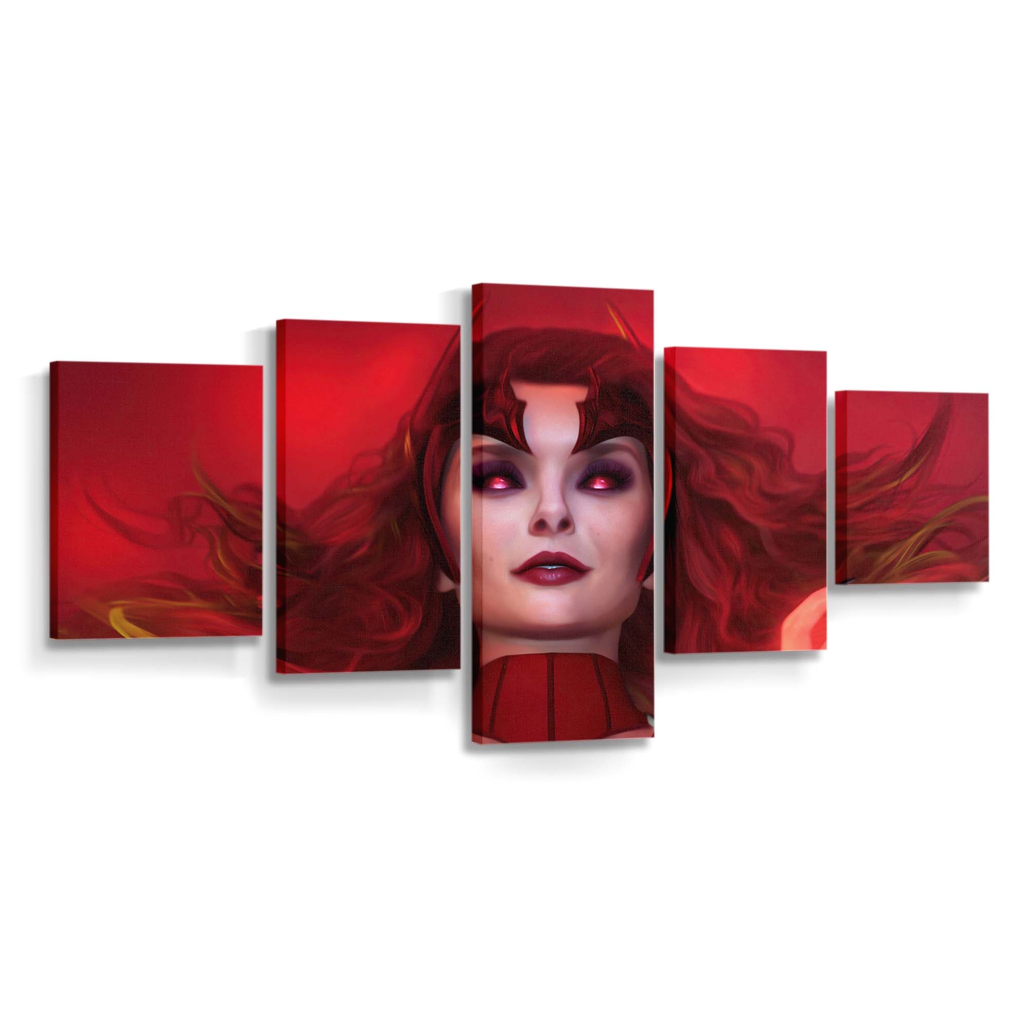 Scarlet Witch Fan Art Leinwandbild - Wanddeko