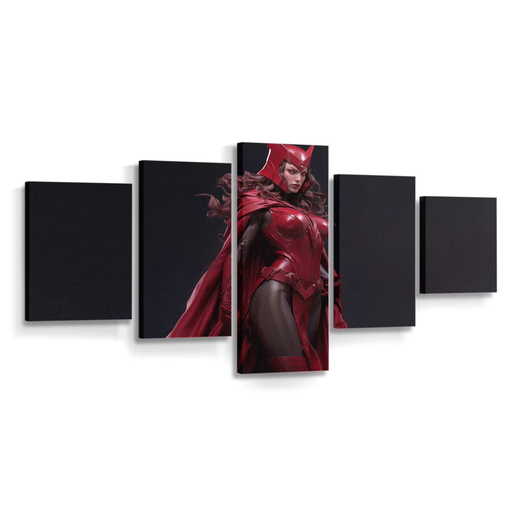 Scarlet Witch Fantasty Art Leinwandbild - Wanddeko