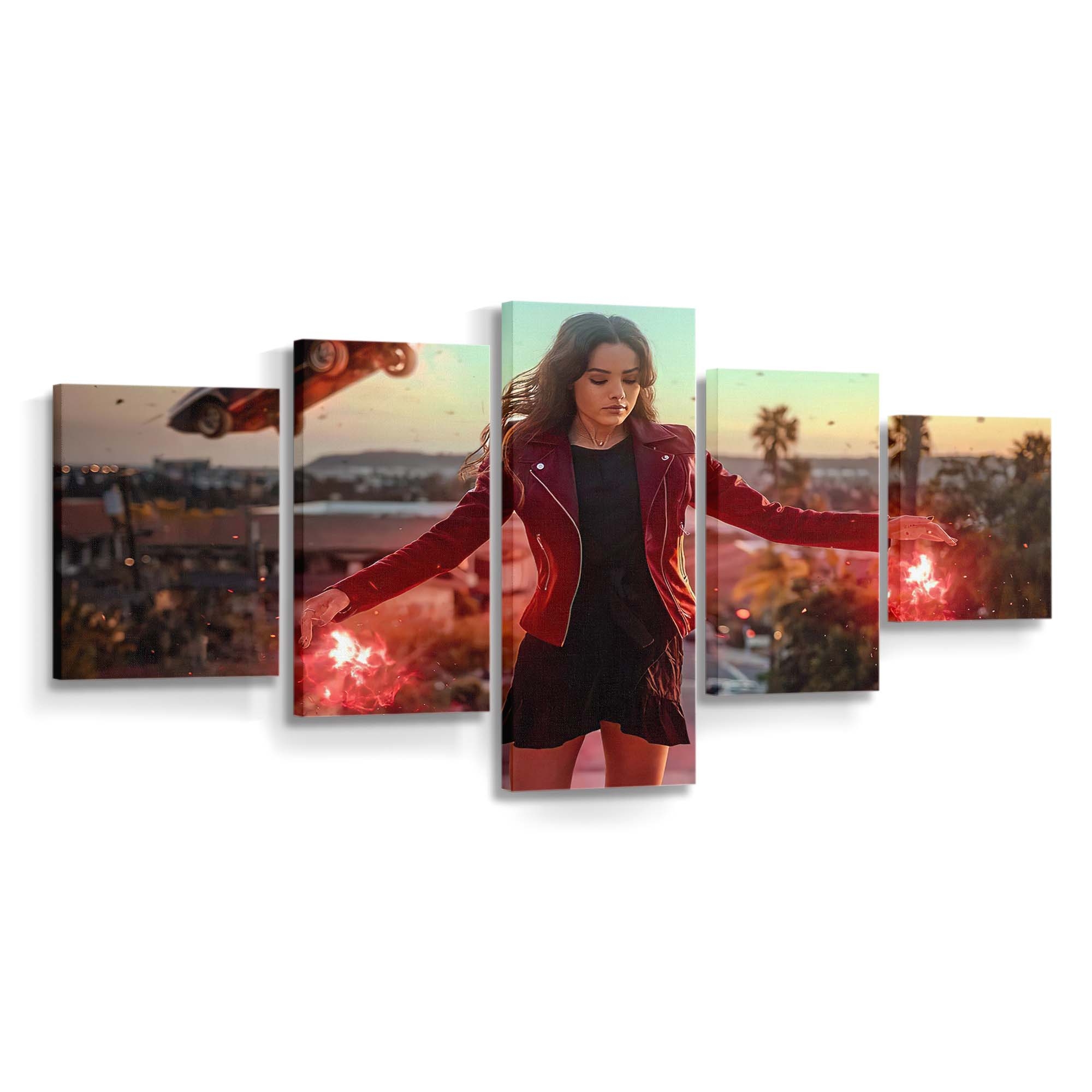 Scarlet Witch Fly With Me Leinwandbild - Wanddeko
