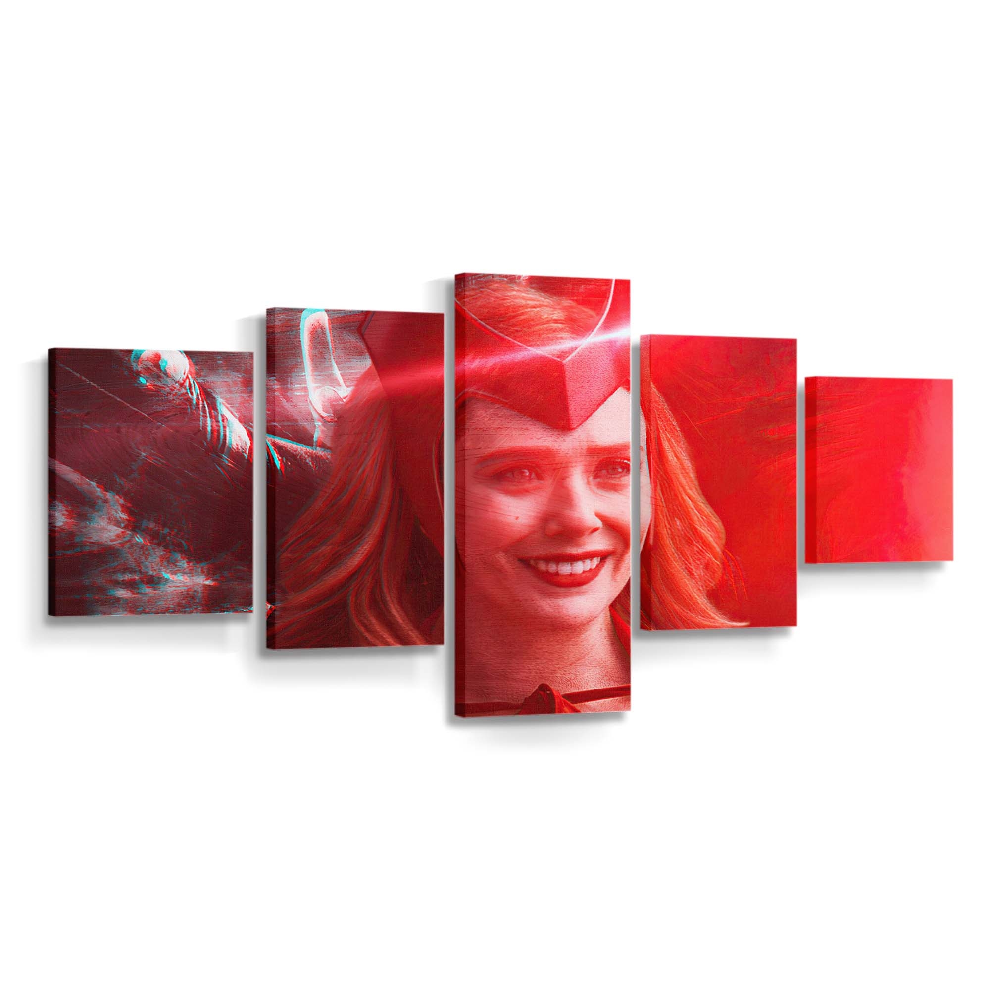 Scarlet Witch Illustrator Leinwandbild - Wanddeko