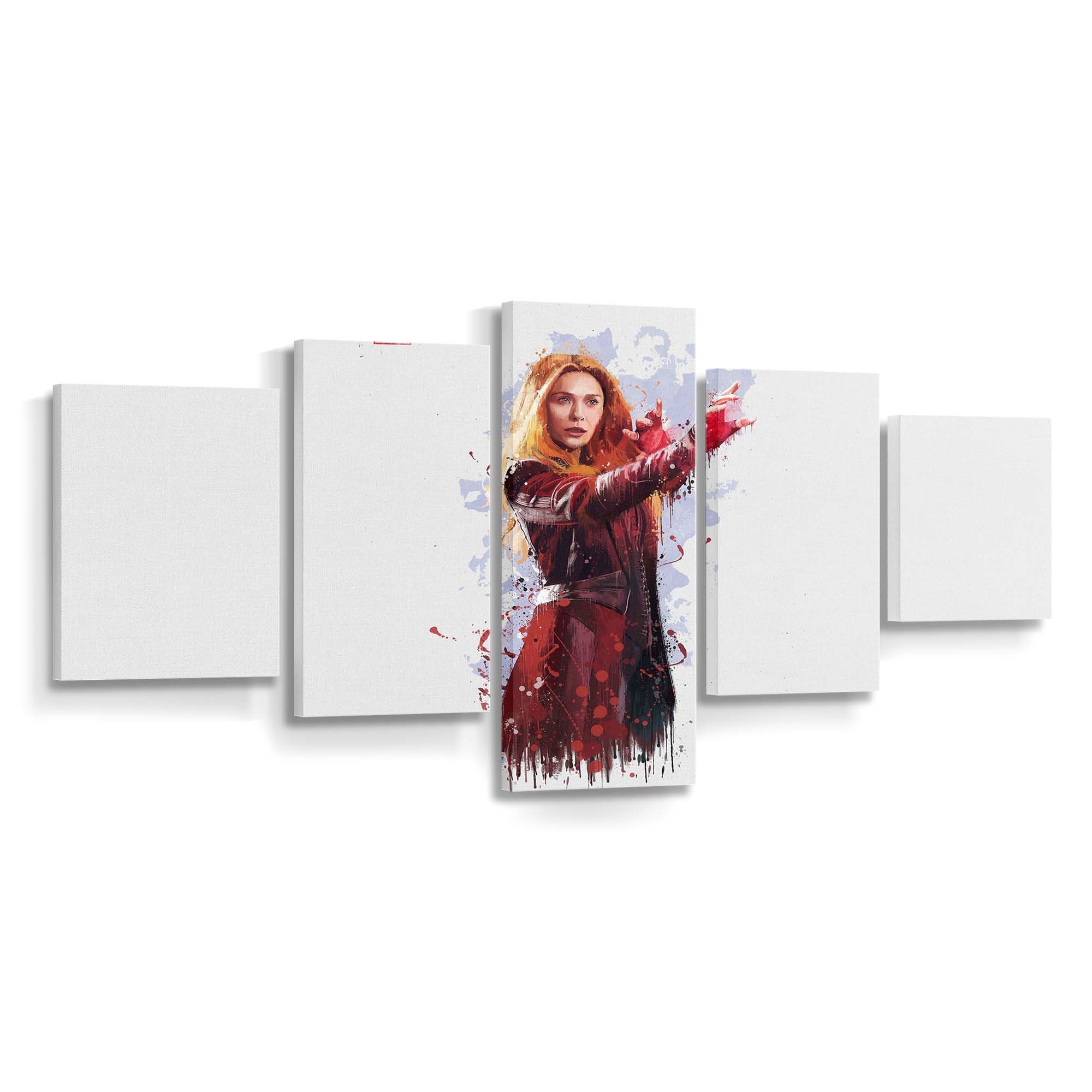 Scarlet Witch In Avengers Infinity War 2018 Artwork Leinwandbild - Wanddeko
