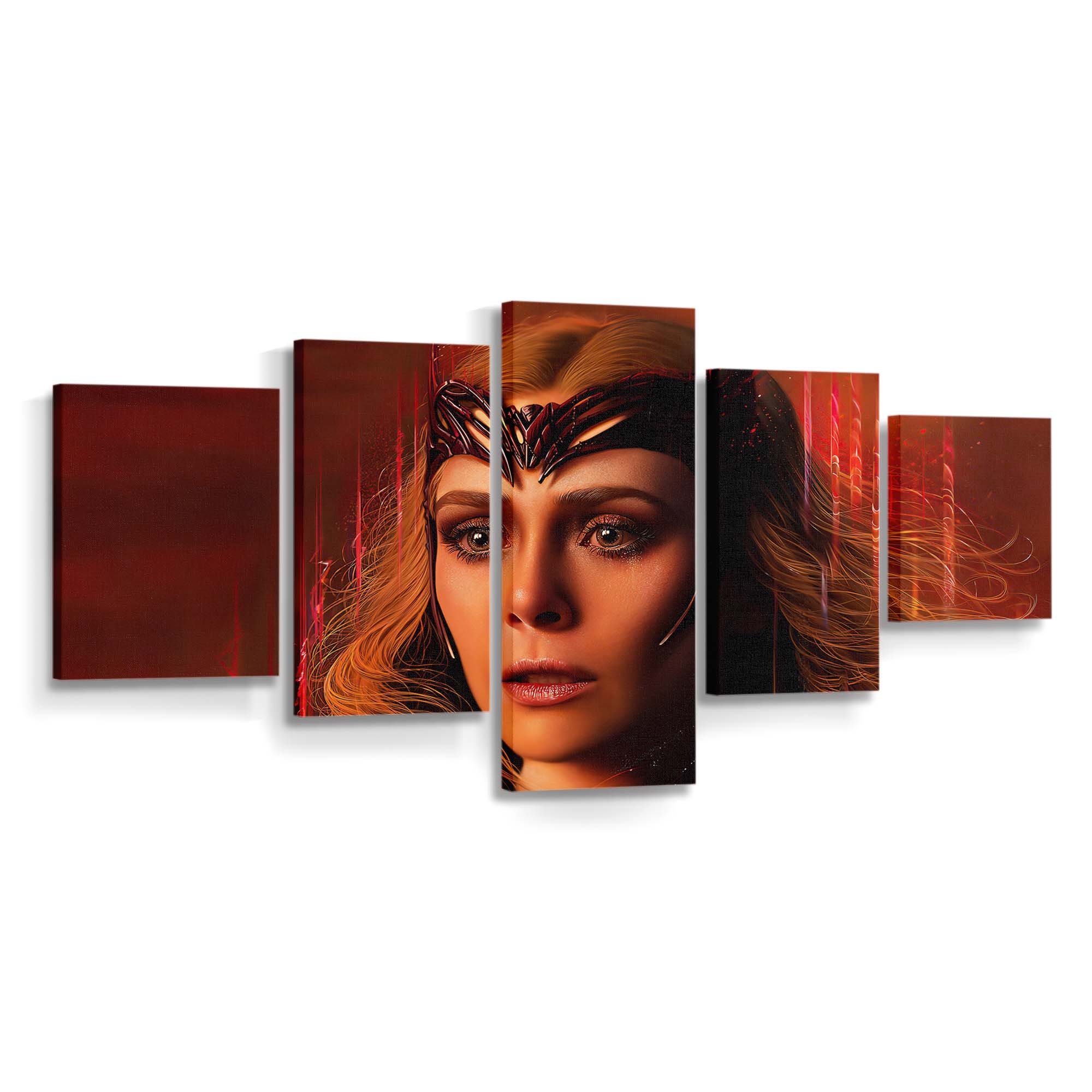Scarlet Witch Marvel Chaos Leinwandbild - Wanddeko