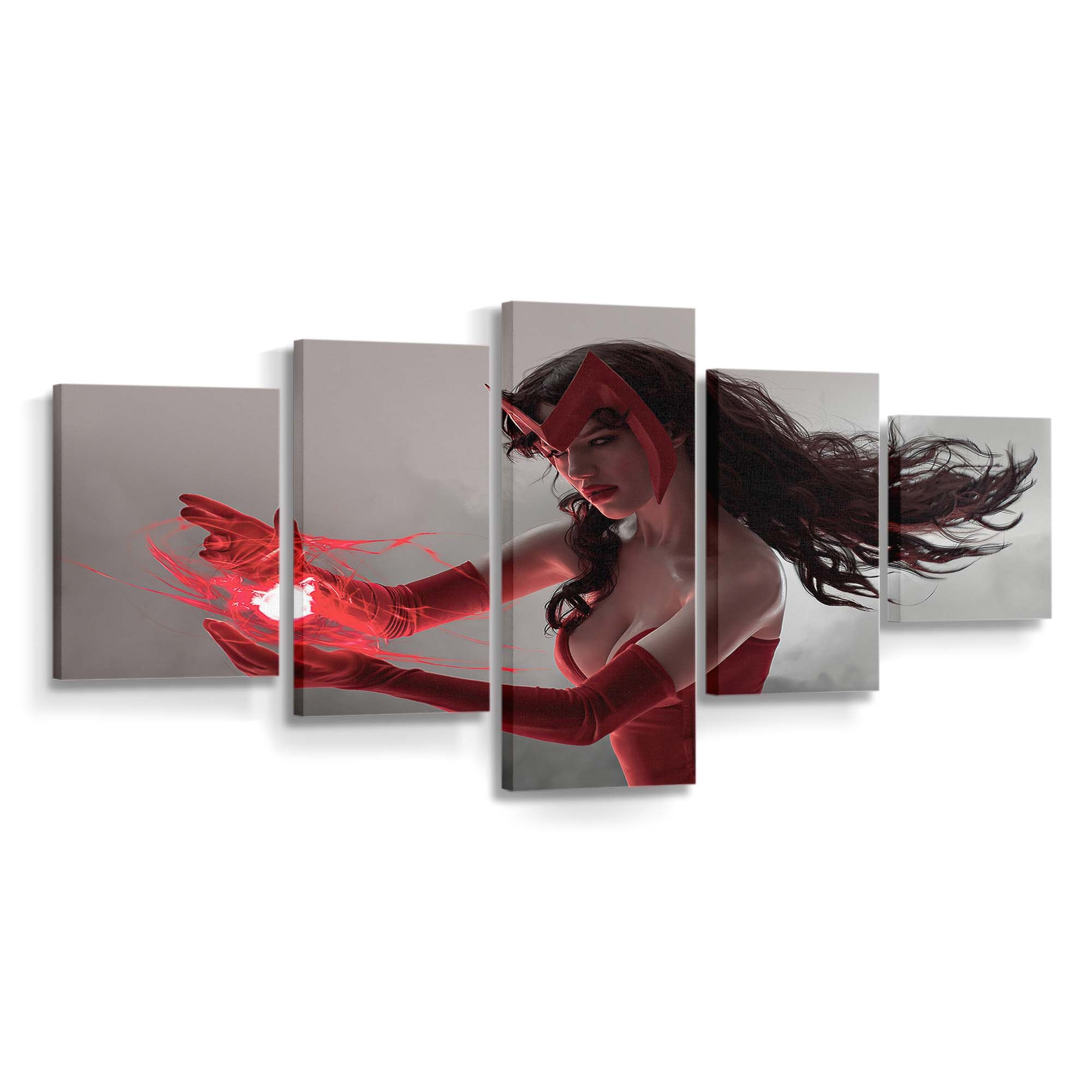 Scarlet Witch Marvel Charakter Cosplay Leinwandbild - Wanddeko