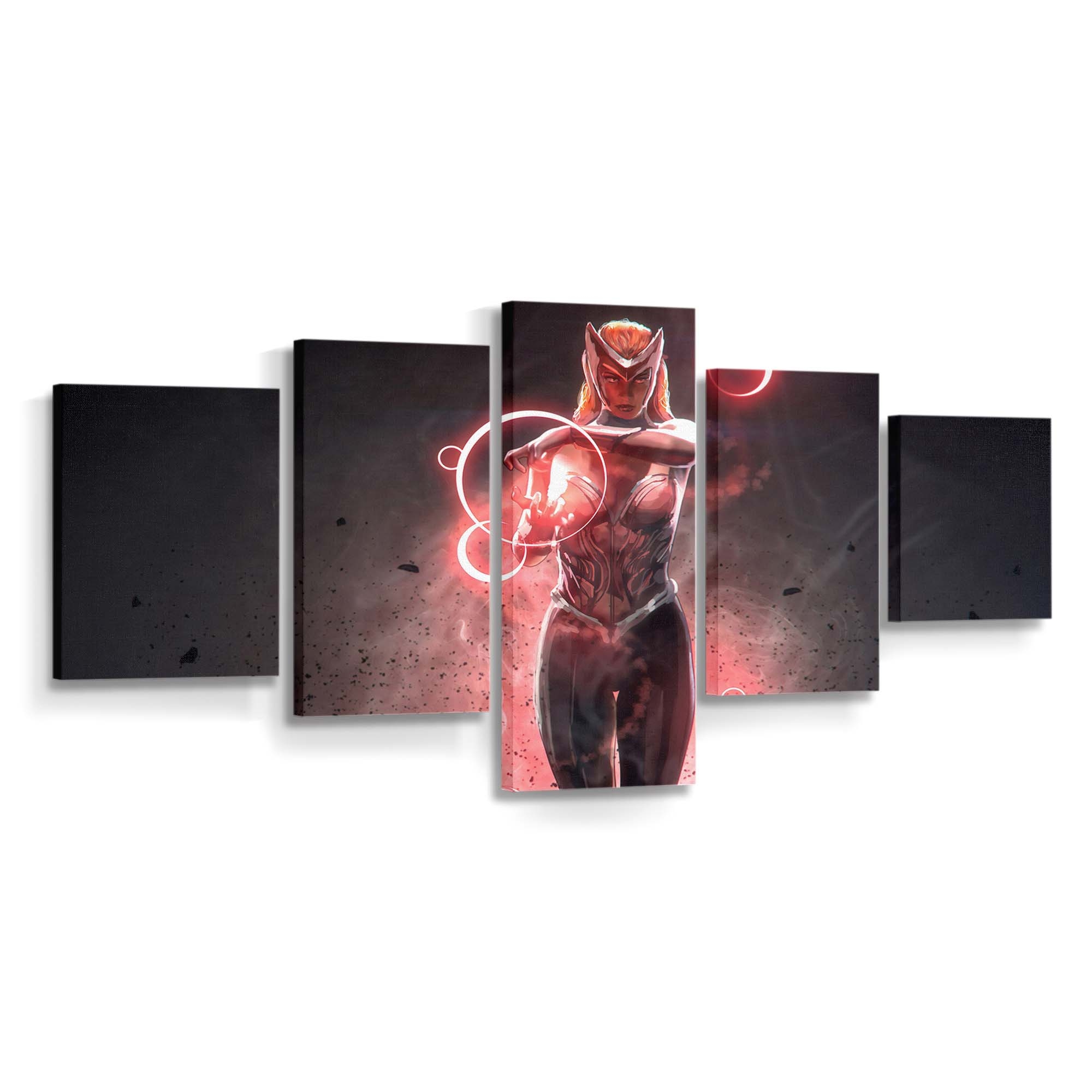 Scarlet Witch Marvel Superheldin Leinwandbild - Wanddeko