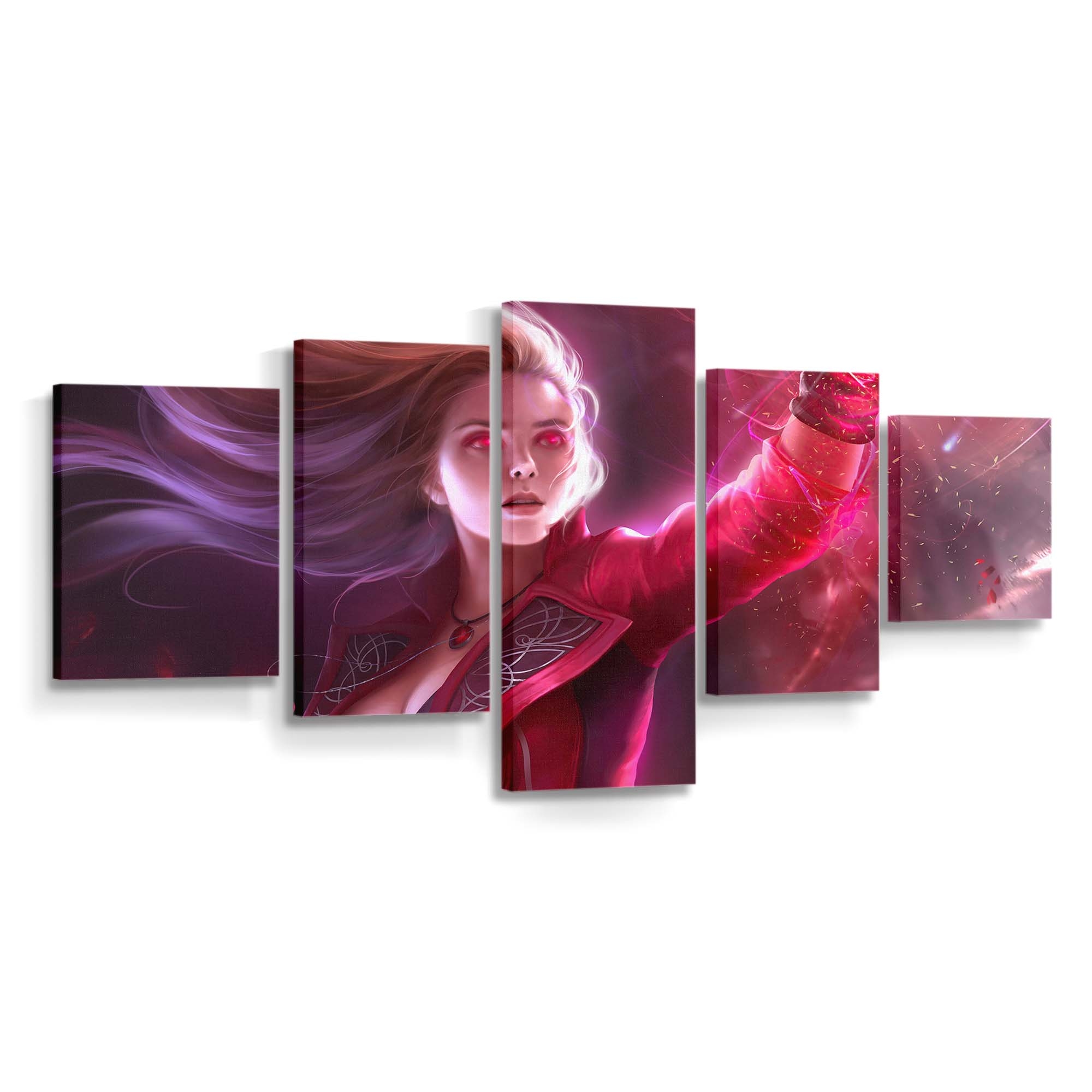 Scarlet Witch Marvel Leinwandbild - Wanddeko