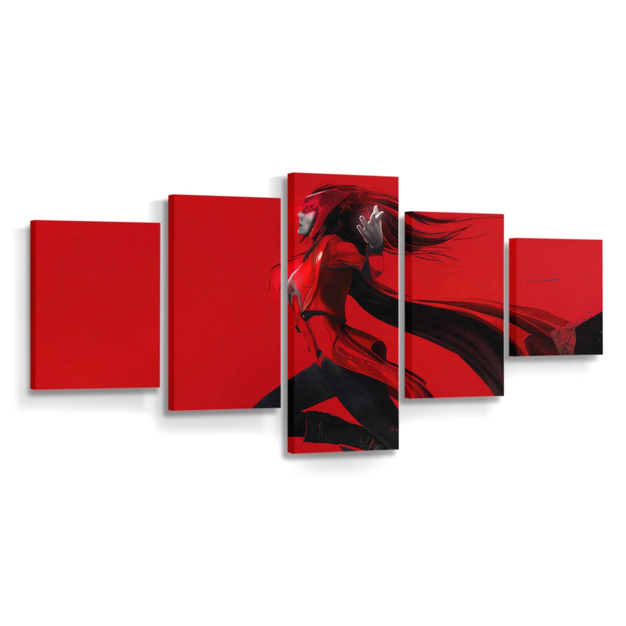 Scarlet Witch Minimal Leinwandbild - Wanddeko