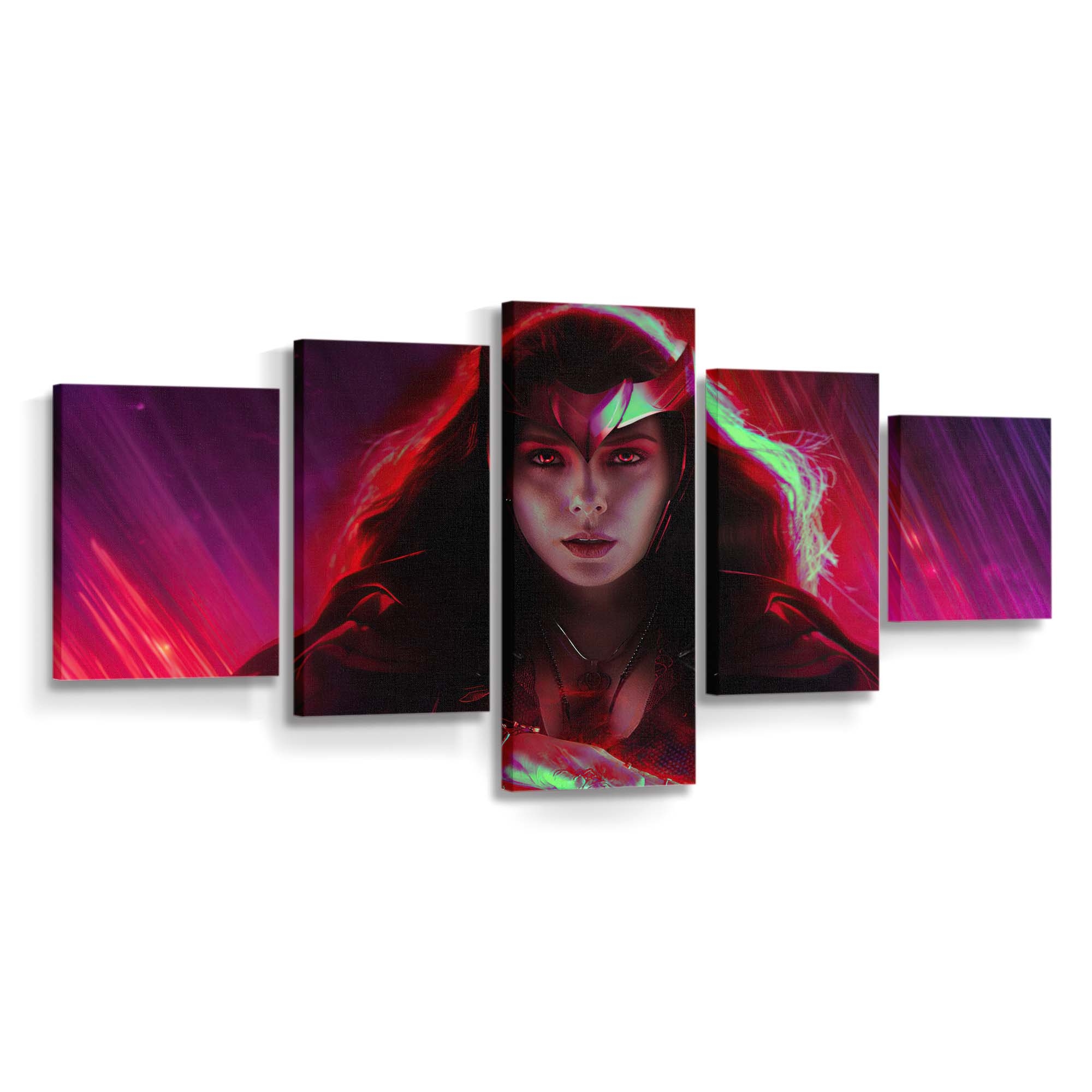 Scarlet Witch Wandavision 2020 Leinwandbild - Wanddeko