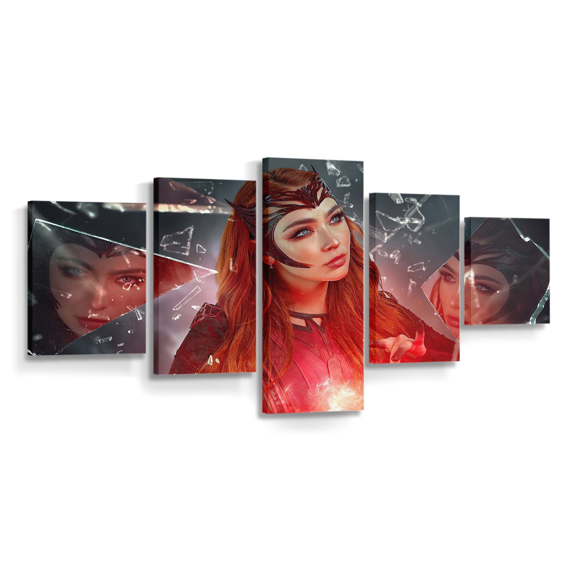 The Scarlet Witch Cosplay 2 Leinwandbild - Wanddeko