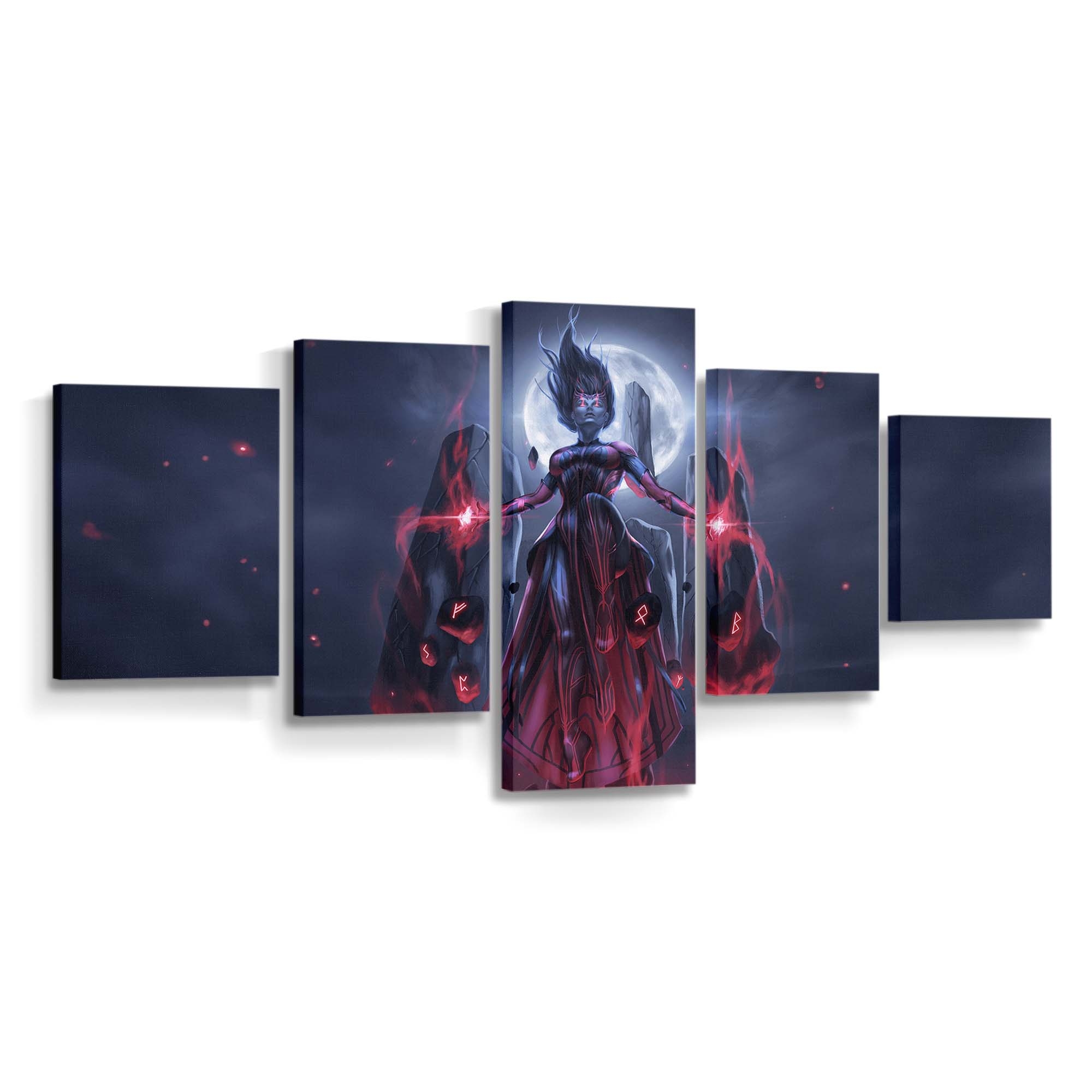 Die Reise der Scarlet Witch ins Unbekannte Leinwandbild - Wanddeko