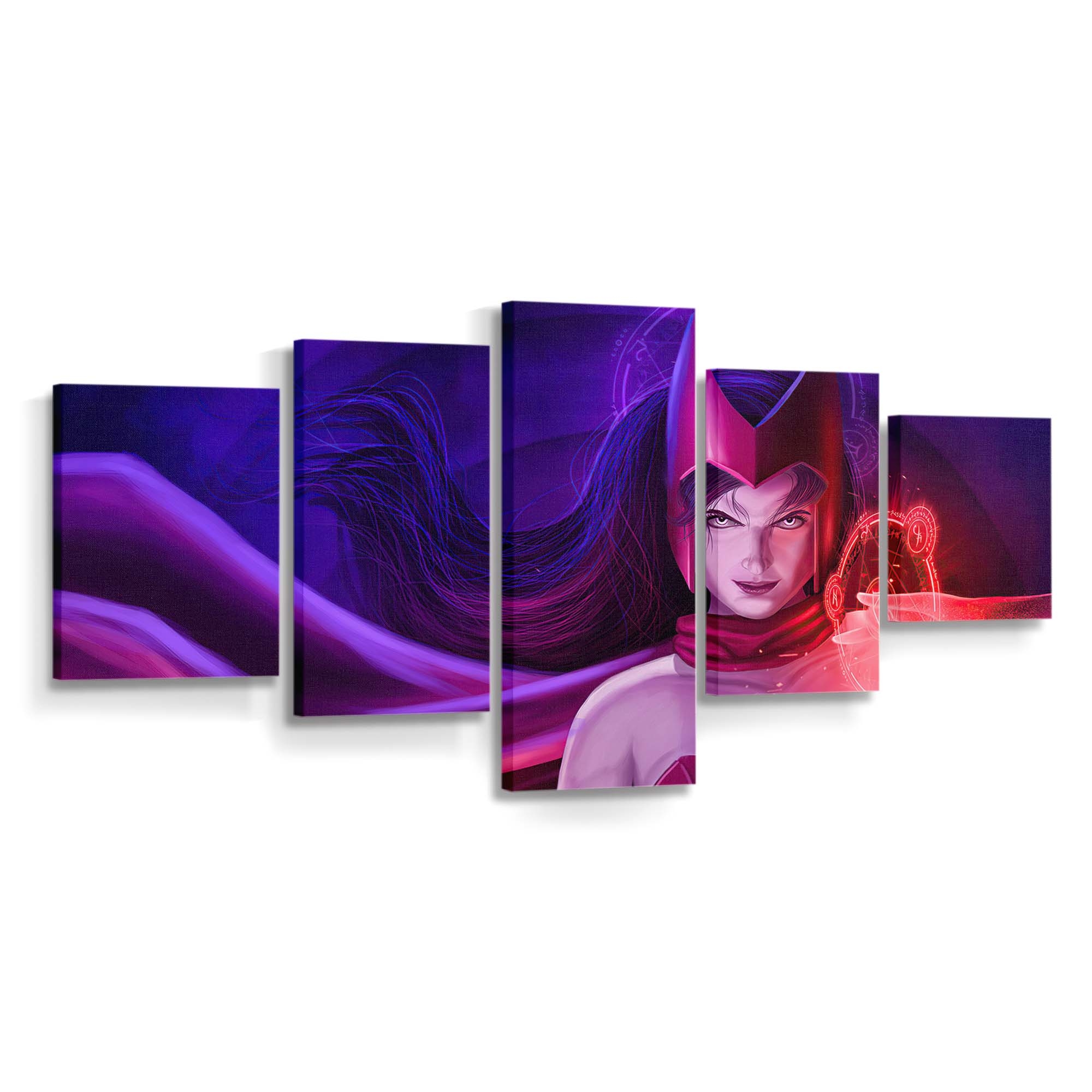 Die Kraft der Scarlet Witch Leinwandbild - Wanddeko