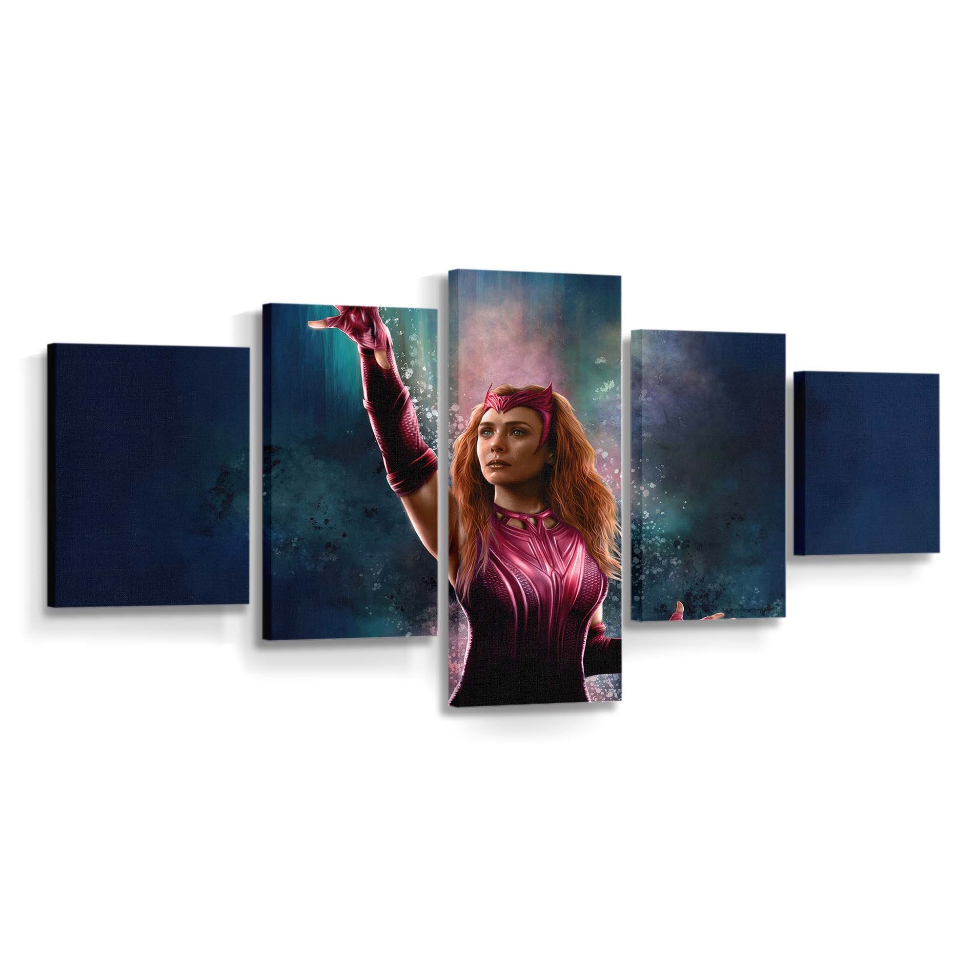 Die entfesselte Kraft der Scarlet Witch Leinwandbild - Wanddeko