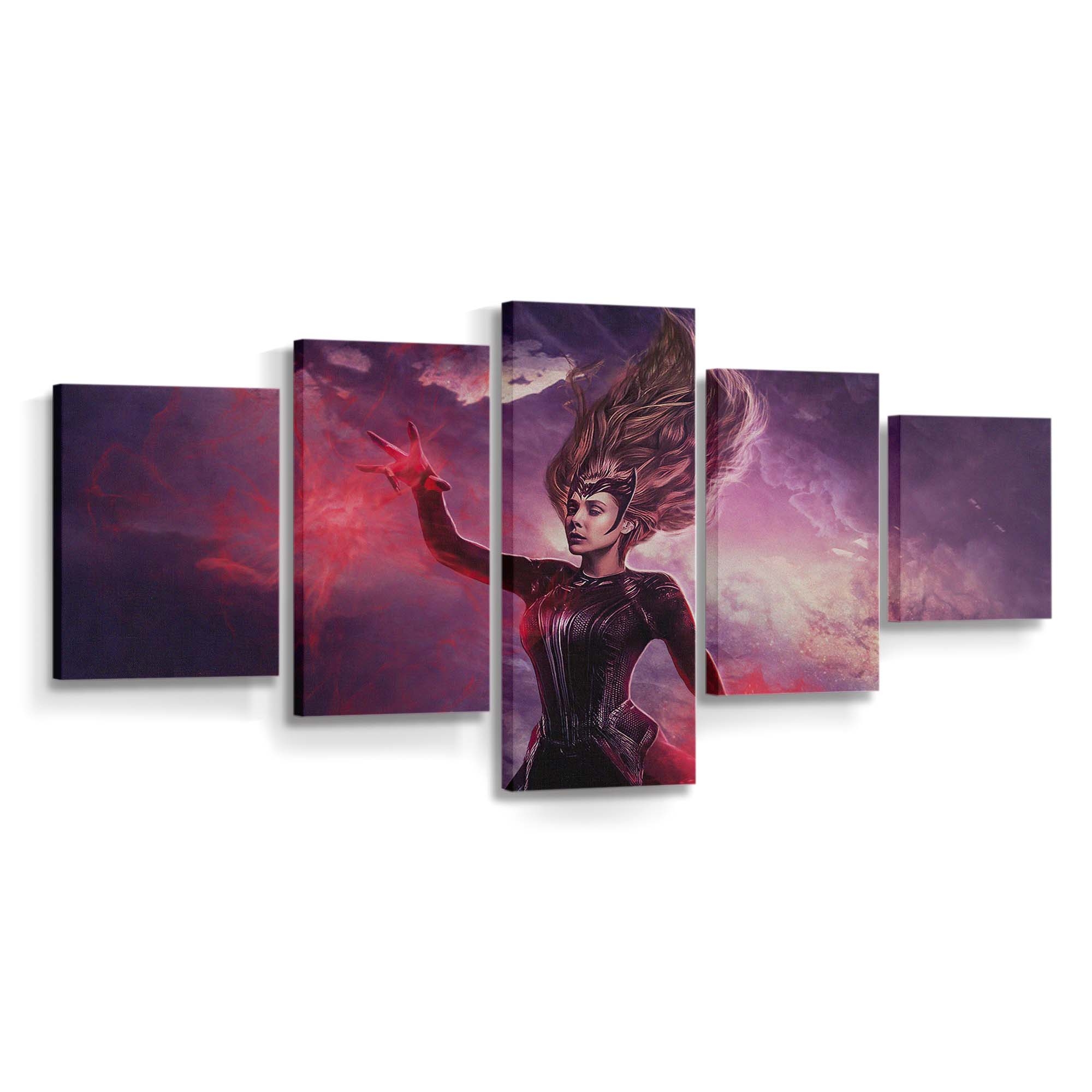 Die Scarlet Witch mit Kräften Leinwandbild - Wanddeko
