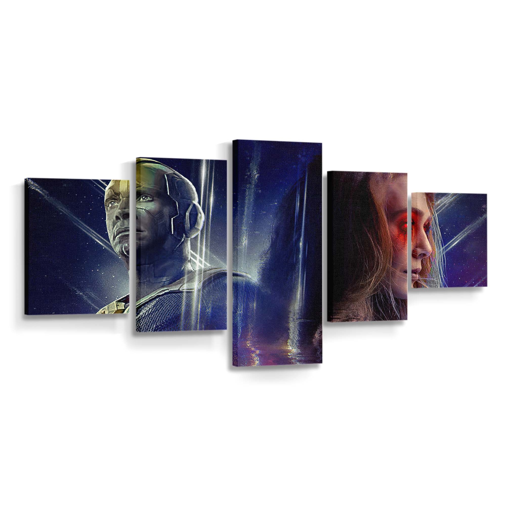 Wanda und Vision 2 Leinwandbild - Wanddeko