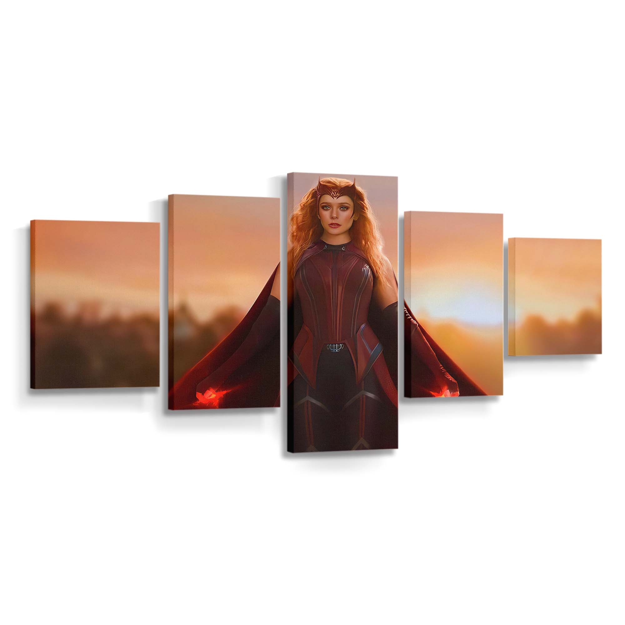 Wanda als Scarlet Witch Leinwandbild - Wanddeko