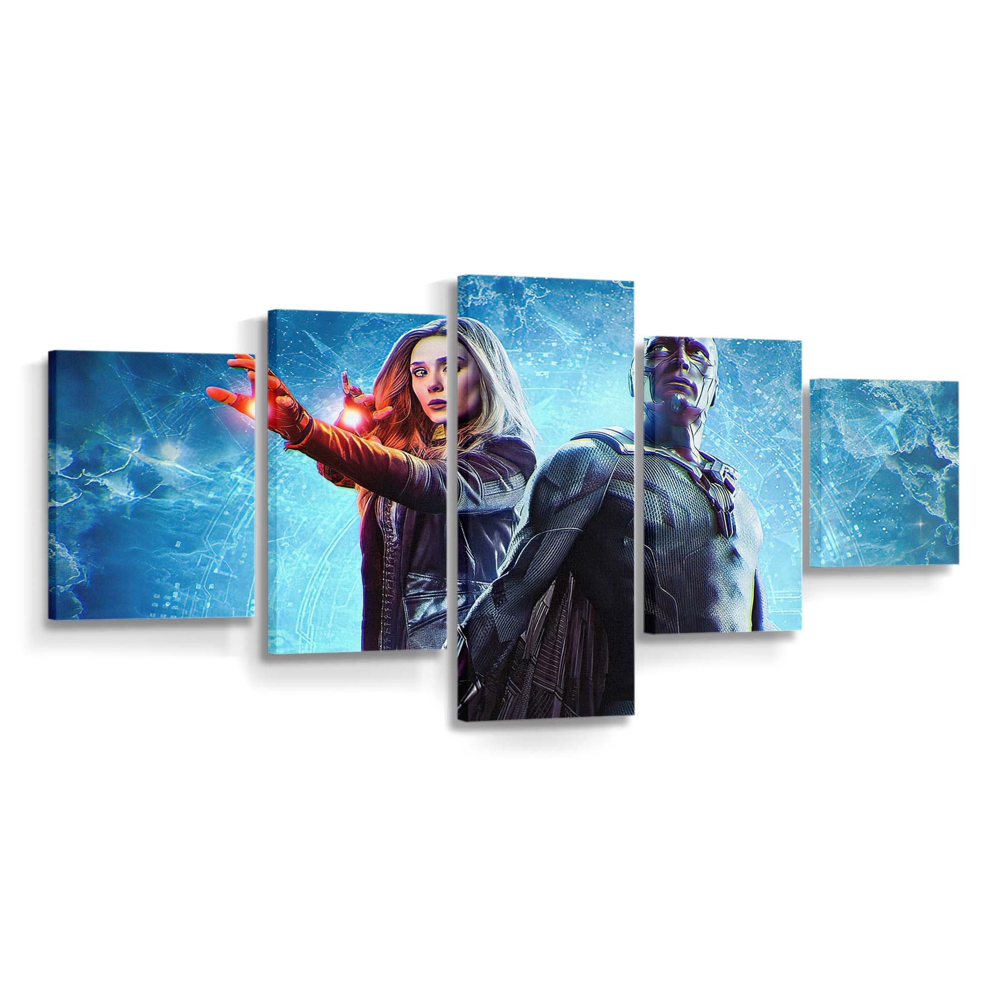 Wanda Vision Disney Fanmade Leinwandbild - Wanddeko