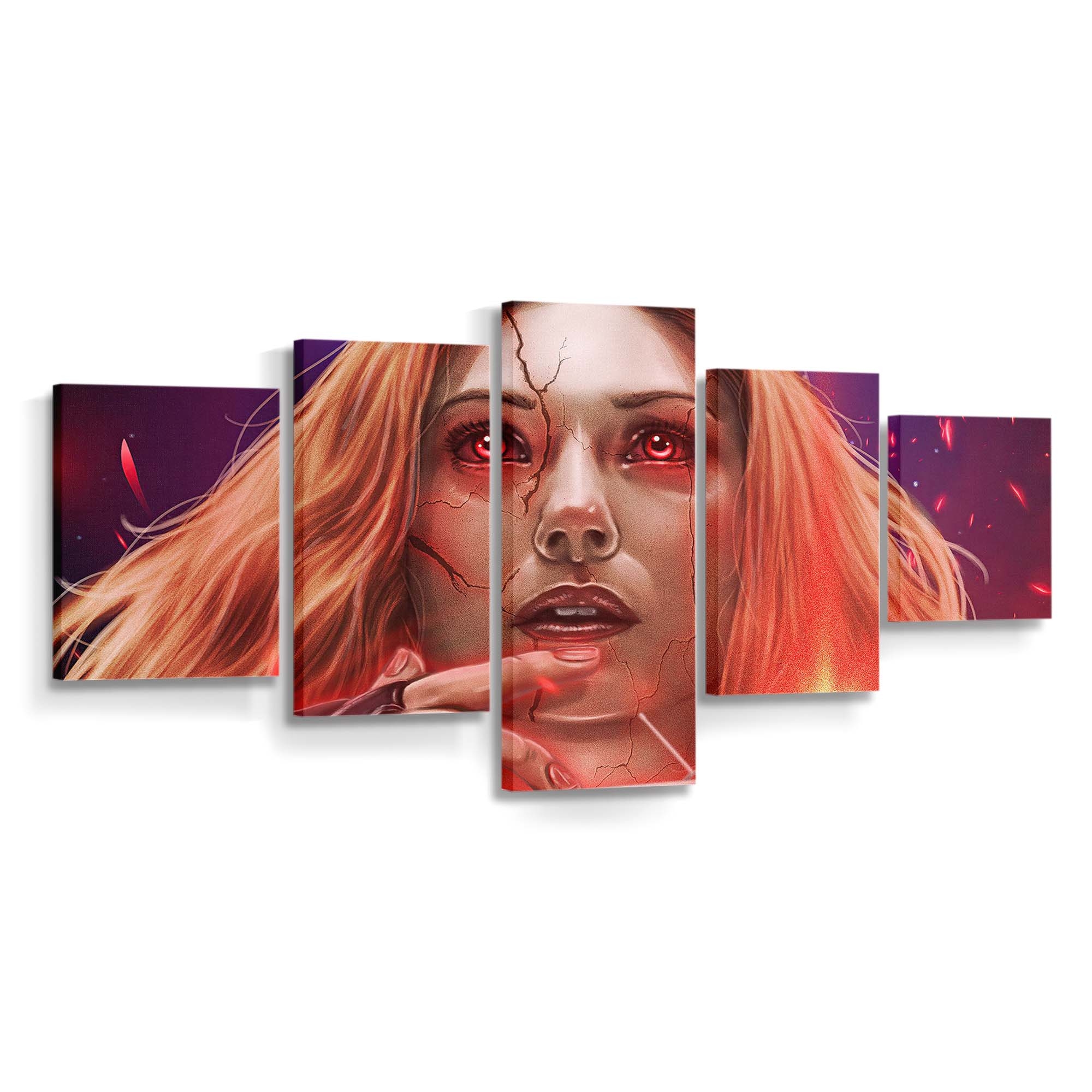 Wanda Vision Fan Made Leinwandbild - Wanddeko