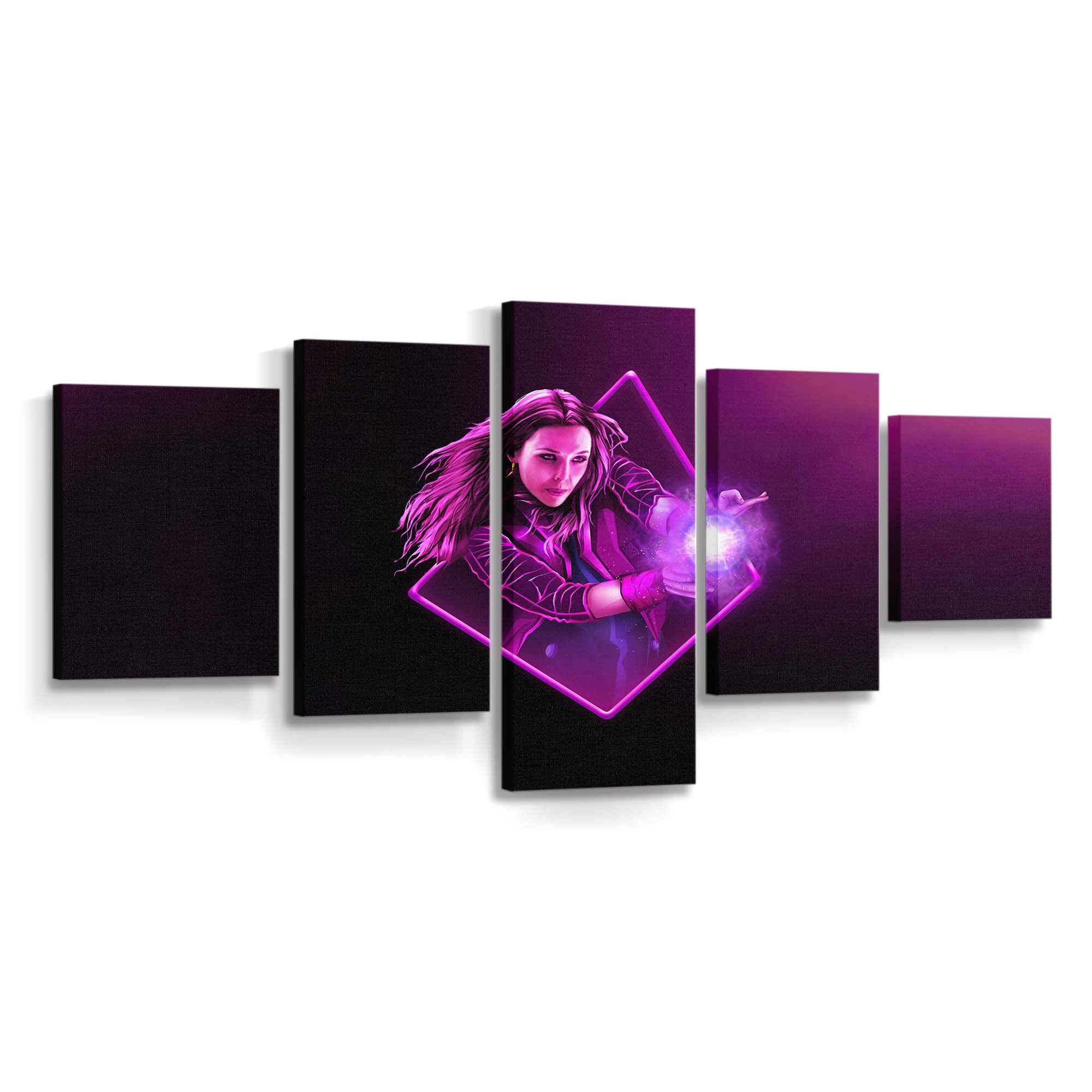 Wanda Vision Minimal Leinwandbild - Wanddeko