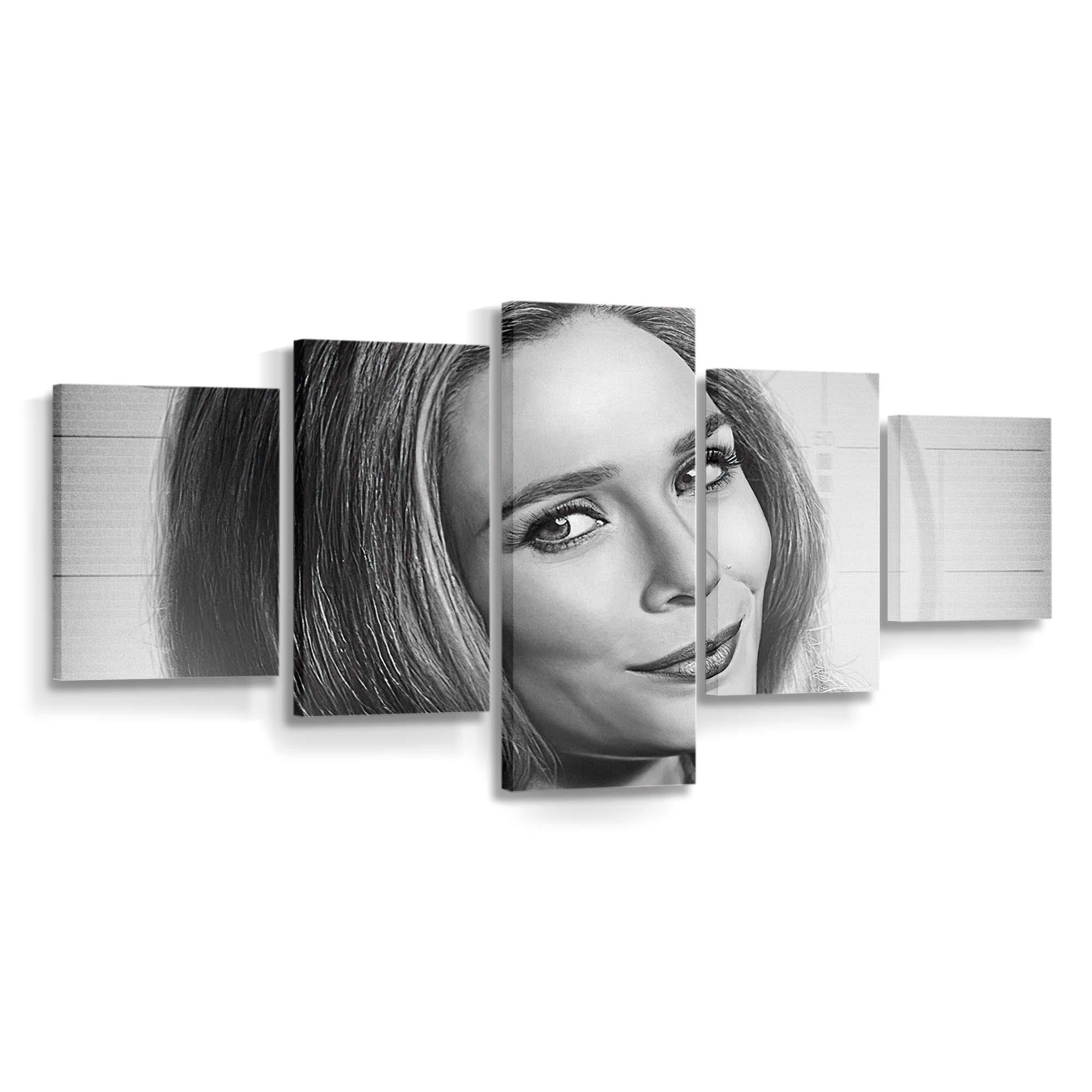 Wanda Vision Monochrome Leinwandbild - Wanddeko