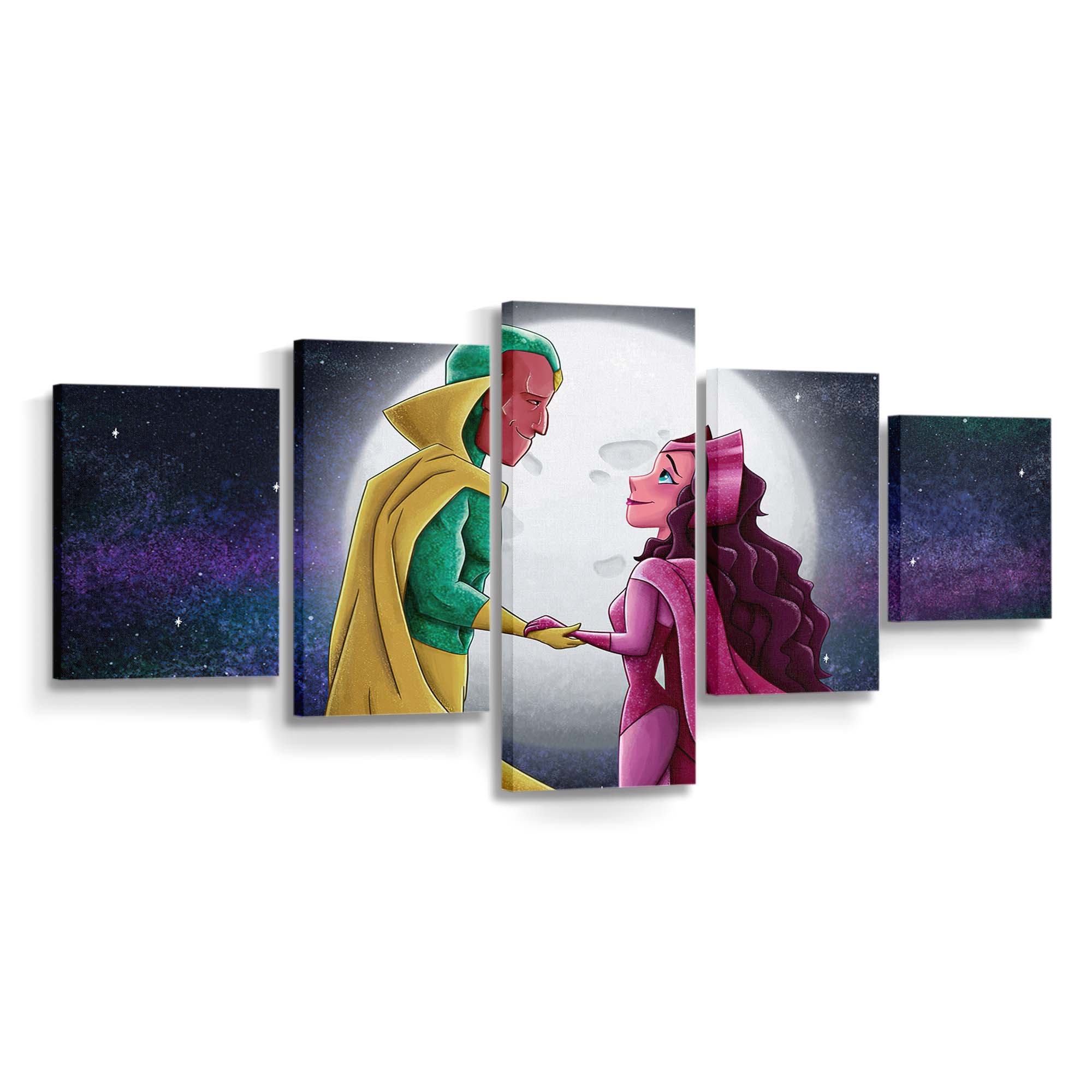 Wanda Vision Moon Leinwandbild - Wanddeko