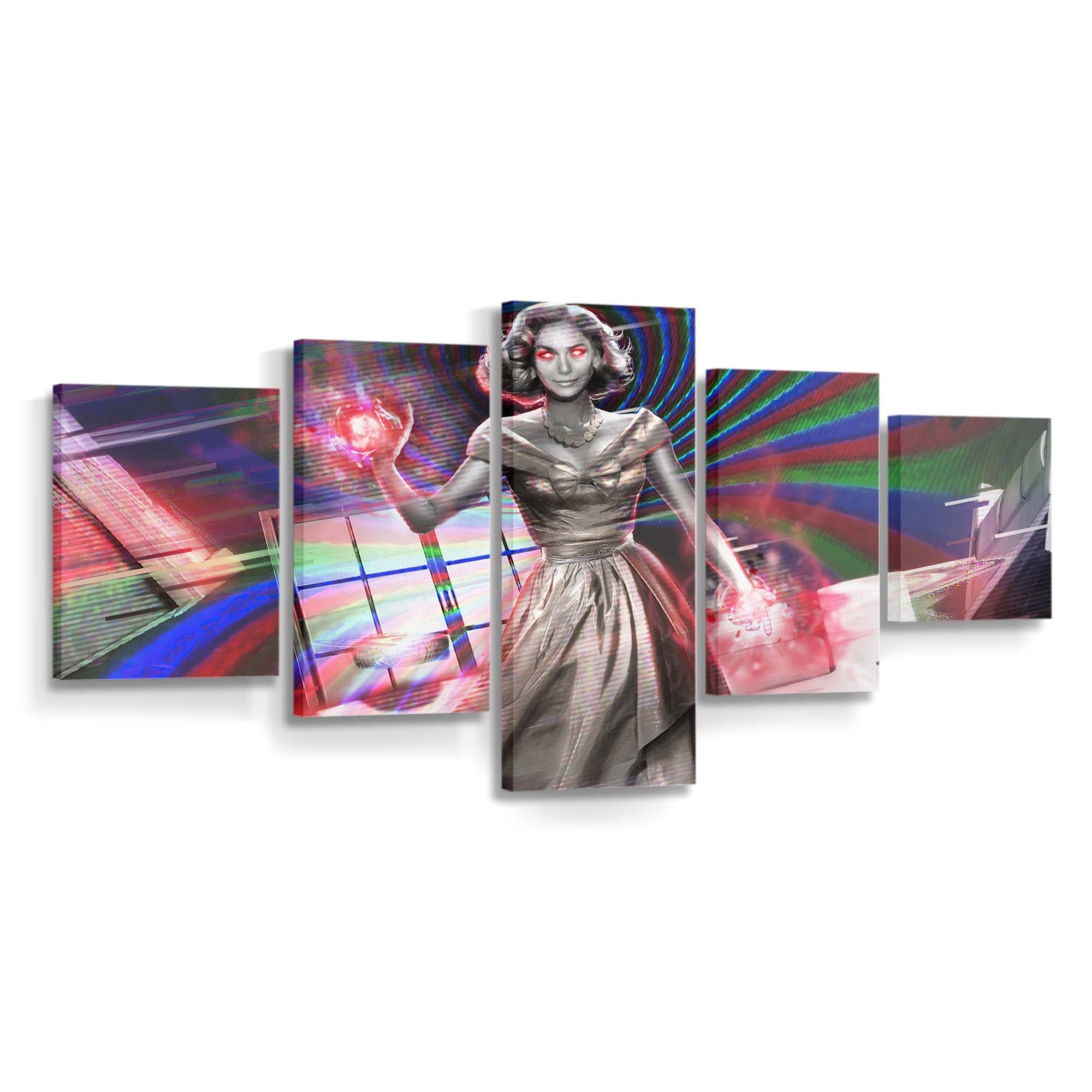 Wanda Vision mit Kräften Leinwandbild - Wanddeko