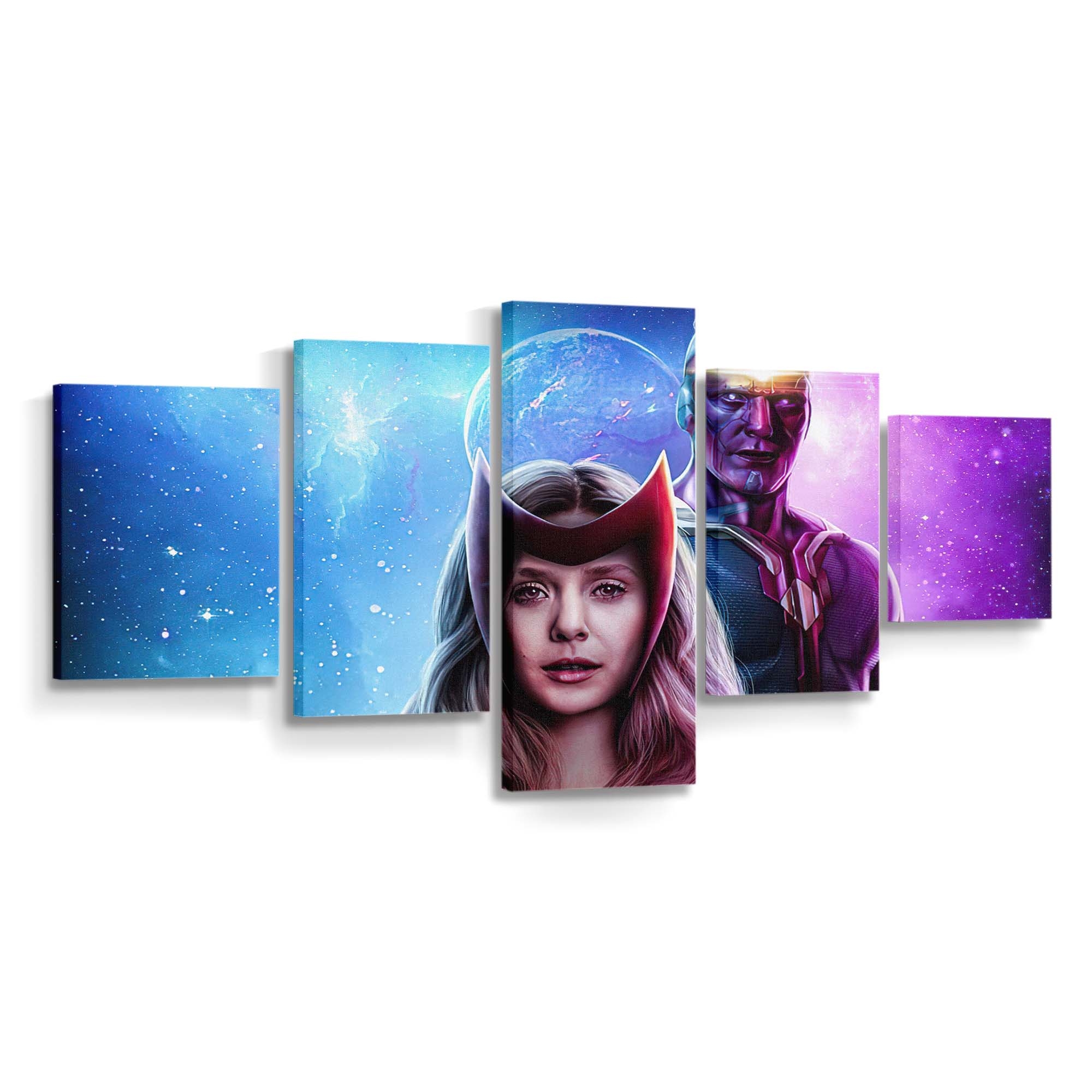 Wanda X Vision Leinwandbild - Wanddeko