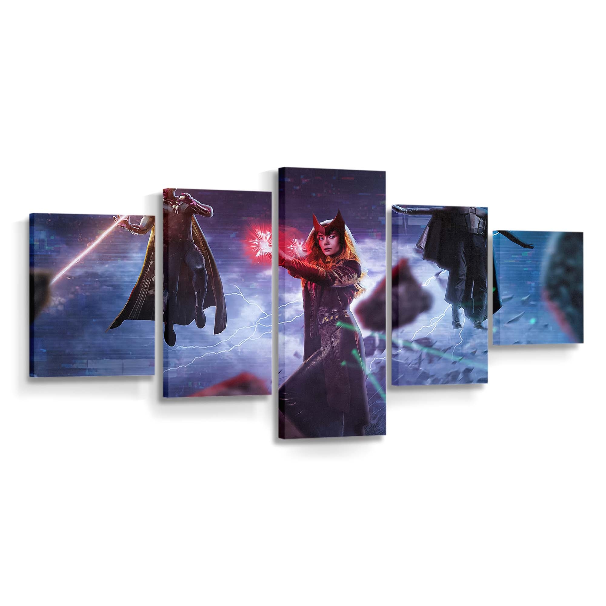 Wandavision Familie Leinwandbild - Wanddeko