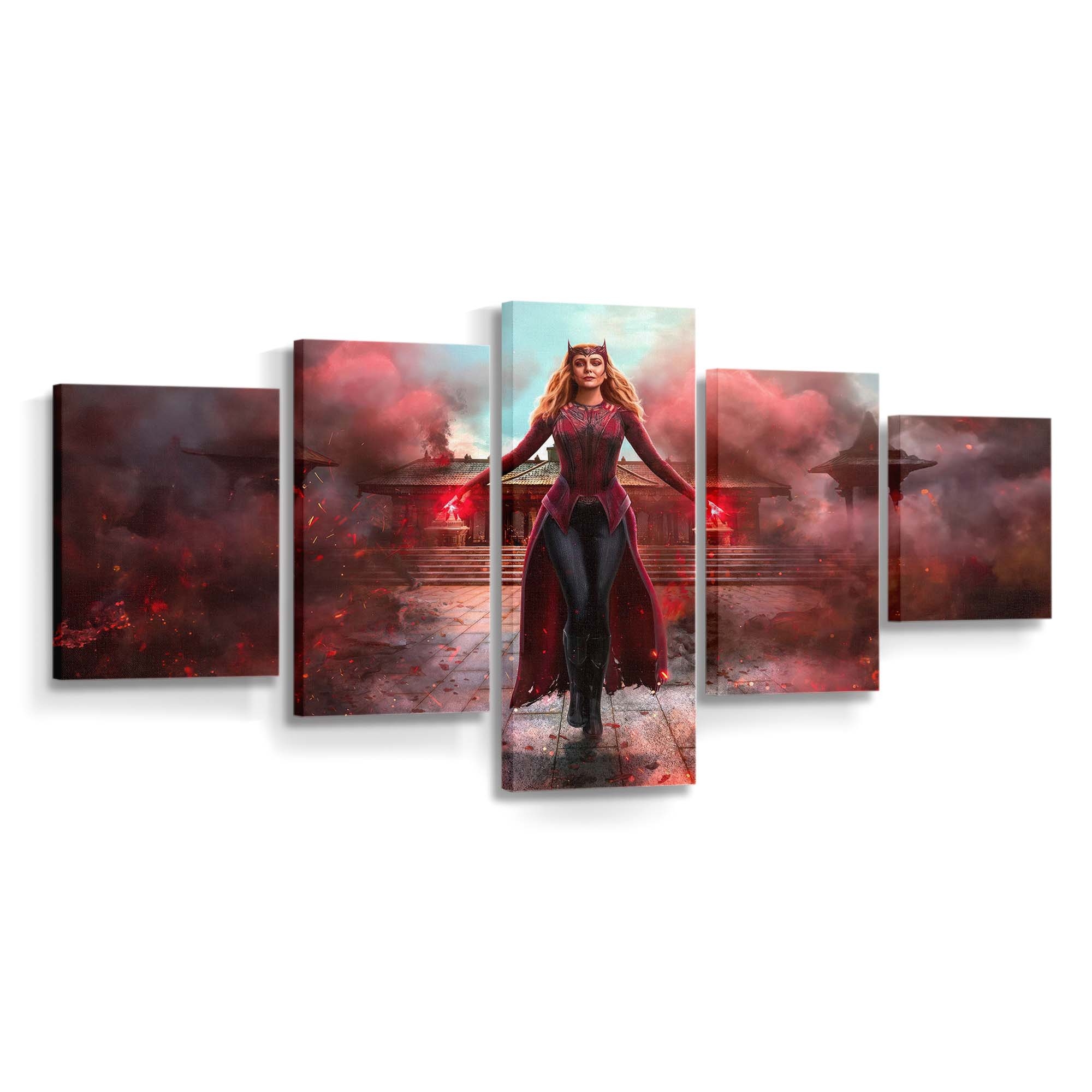 Wielder Of Chaos Scarlet Witch Leinwandbild - Wanddeko