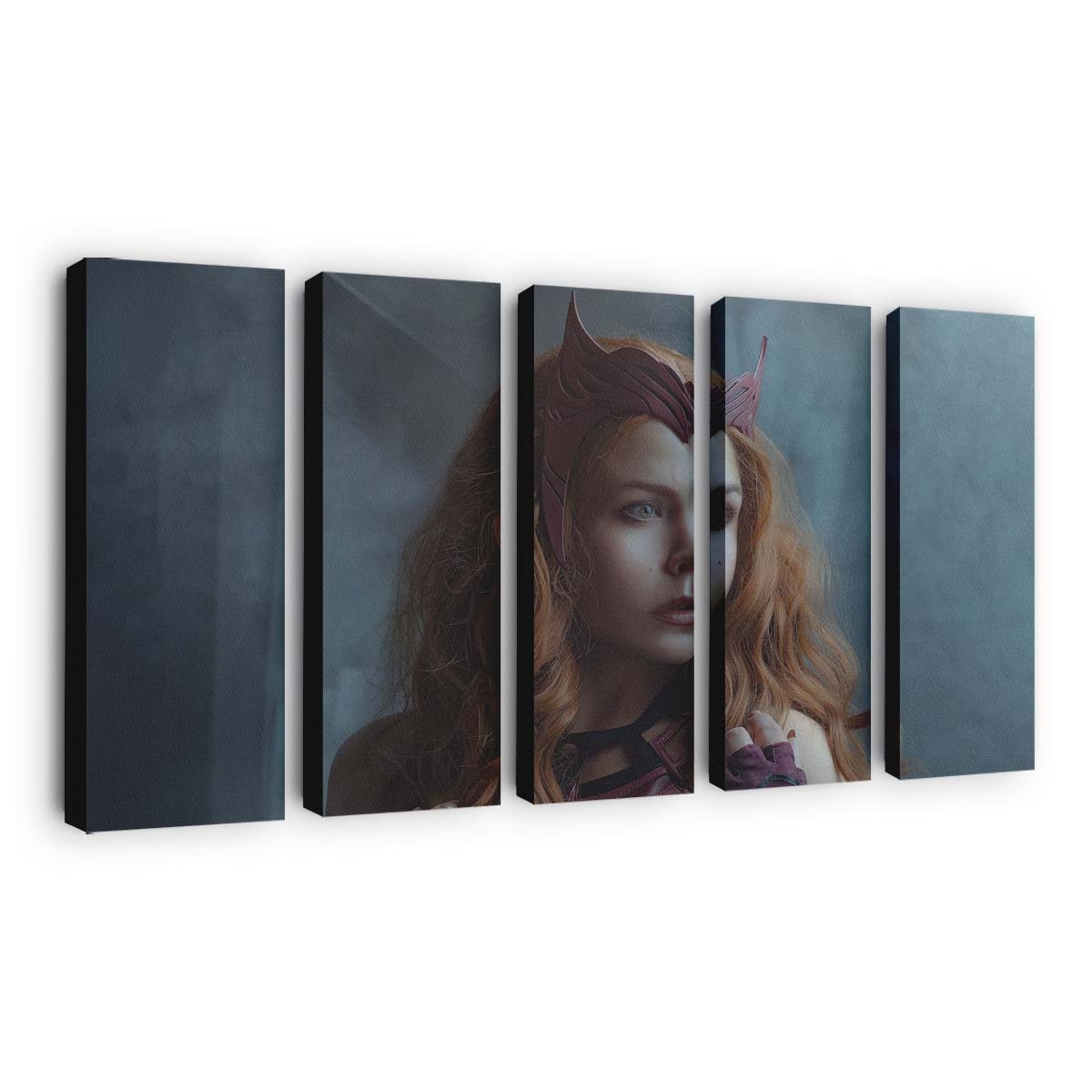 Scarlet Witch Cosplay 2021 2 Leinwandbild - Wanddeko