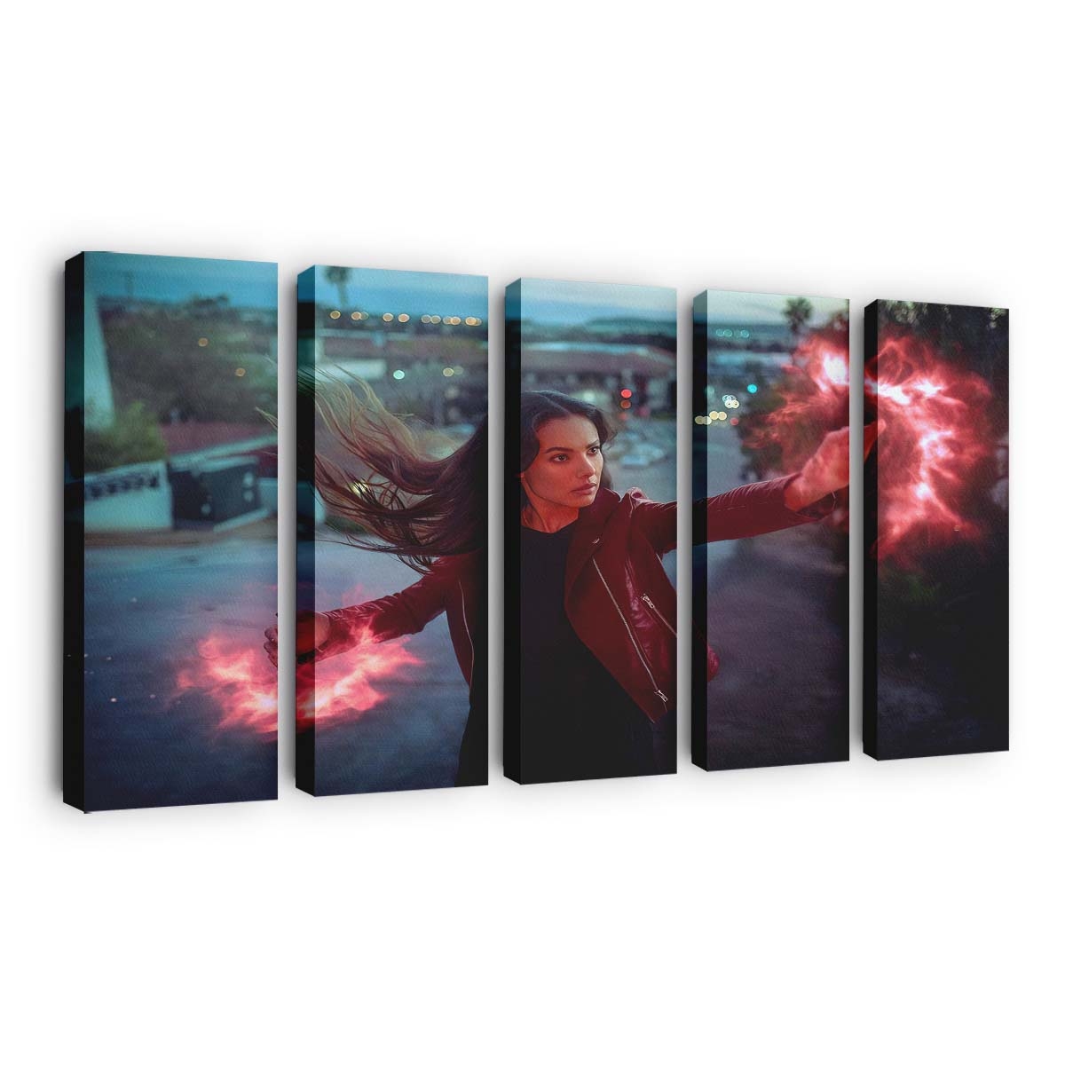 Scarlet Witch Cosplay 2 Leinwandbild - Wanddeko