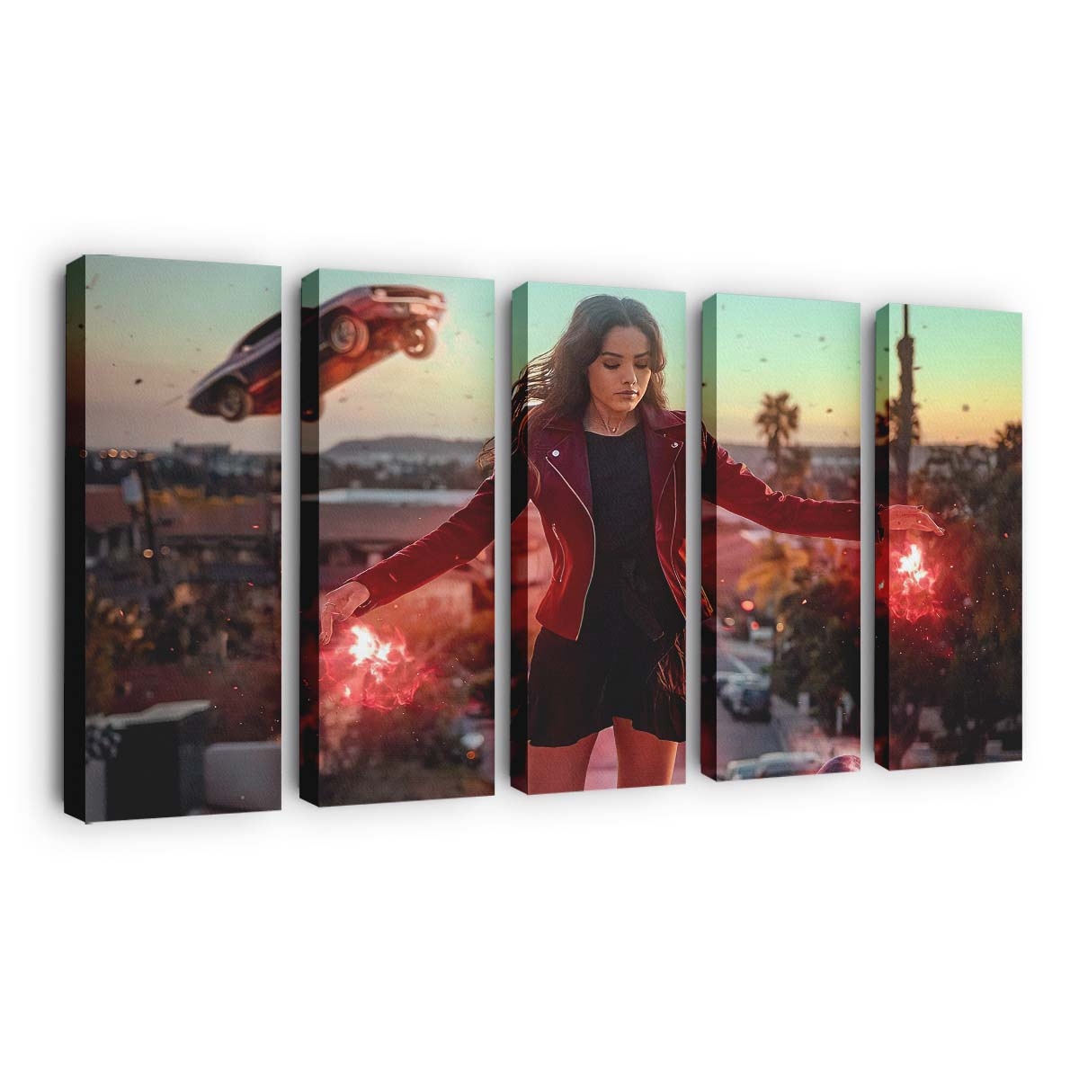 Scarlet Witch Fly With Me Leinwandbild - Wanddeko