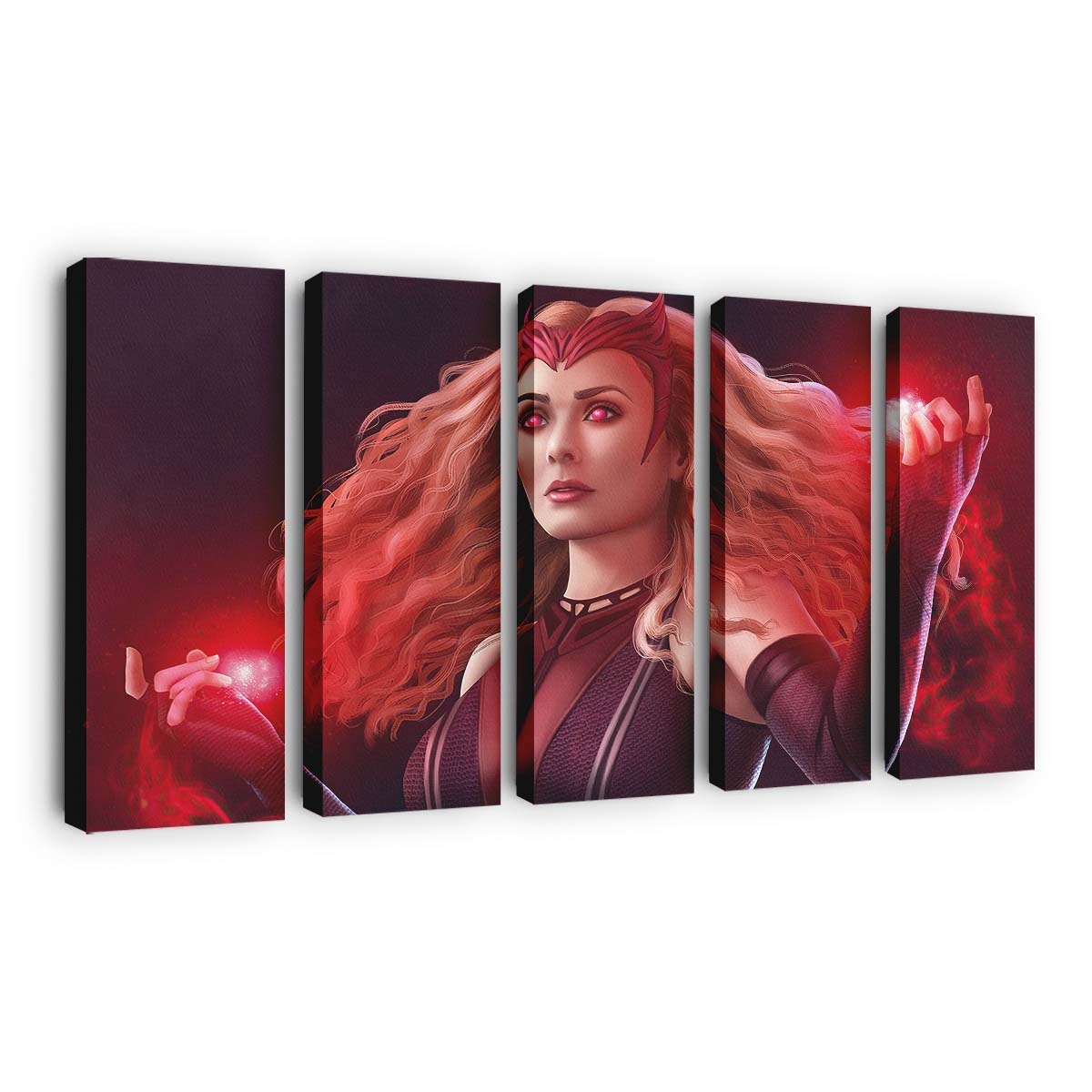 Scarlet Witch Magic Girl Leinwandbild - Wanddeko