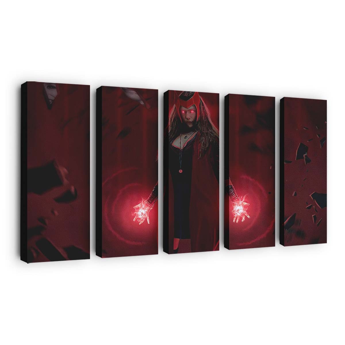 Scarlet Witch Red Powers Leinwandbild - Wanddeko