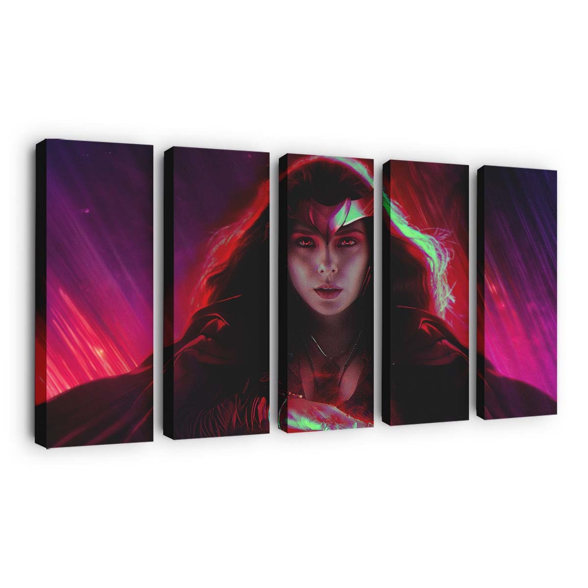 Scarlet Witch Wandavision 2020 Leinwandbild - Wanddeko