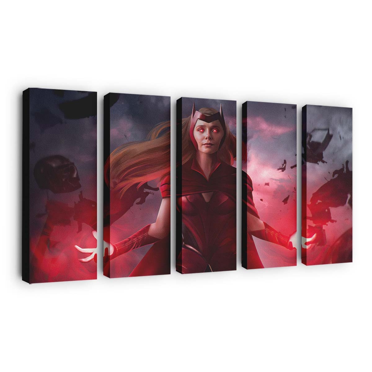 Die Scarlet Witch Wanda Vision Leinwandbild - Wanddeko