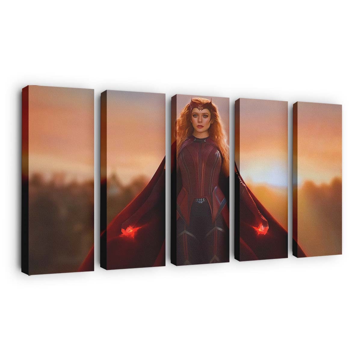 Wanda als Scarlet Witch Leinwandbild - Wanddeko