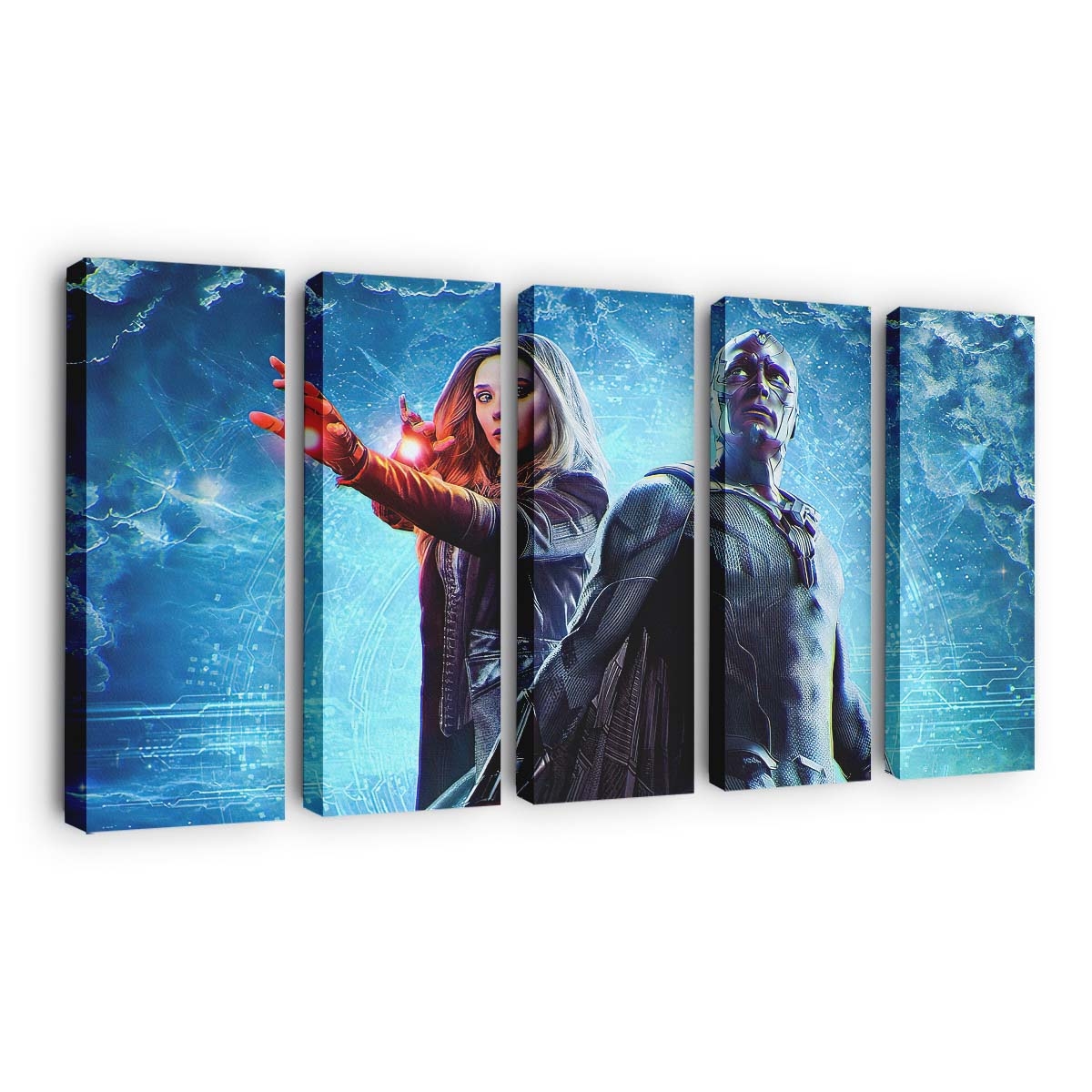 Wanda Vision Disney Fanmade Leinwandbild - Wanddeko