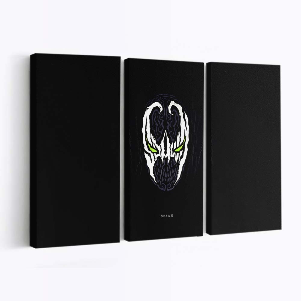 Spawn Superhero Minimal Leinwandbild - Wanddeko