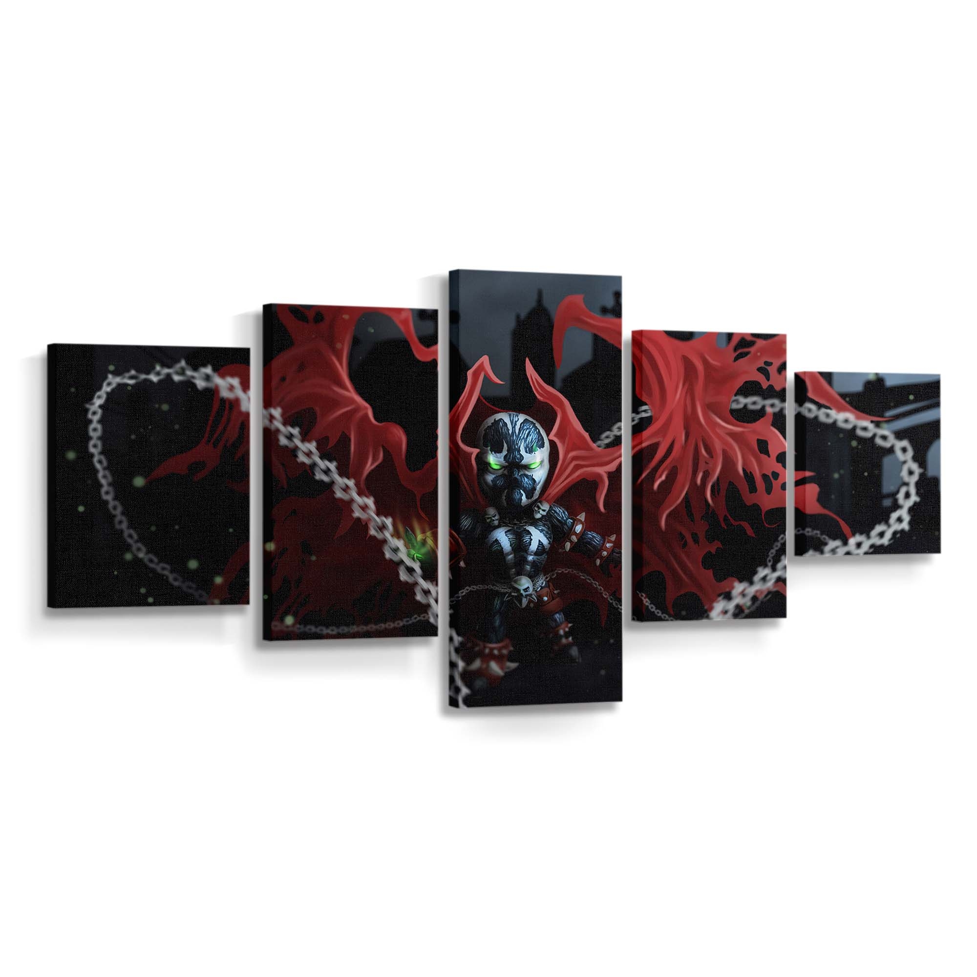 Chibi Spawn Leinwandbild - Wanddeko