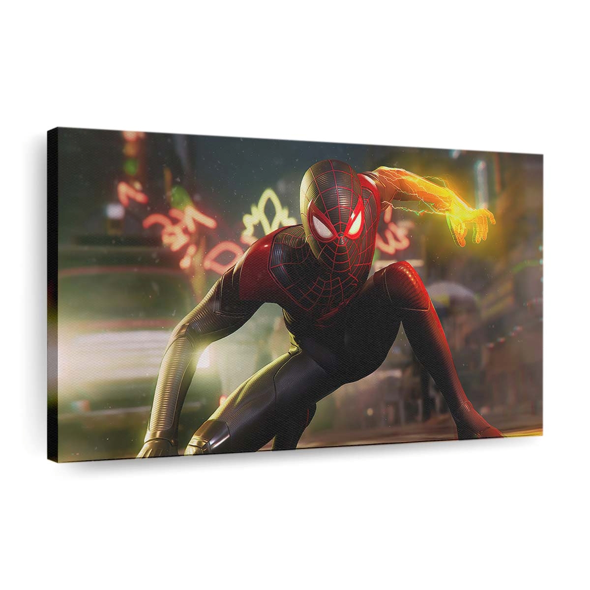 2020 Marvels Spider Man Miles Morales Neu Leinwandbild - Wanddeko
