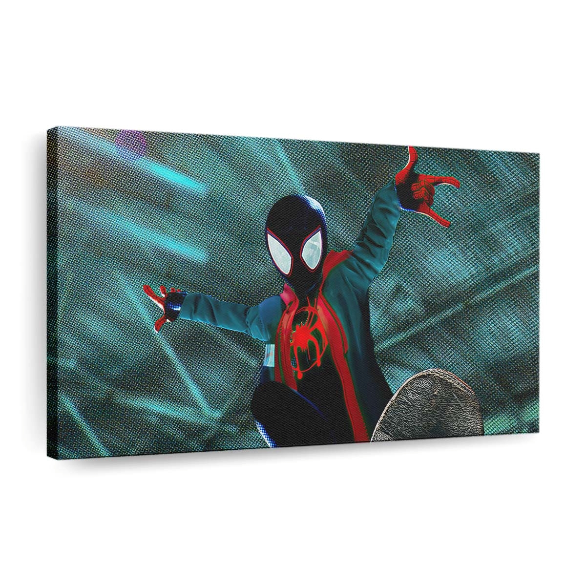 2020 Spider Man Miles Leinwandbild - Wanddeko