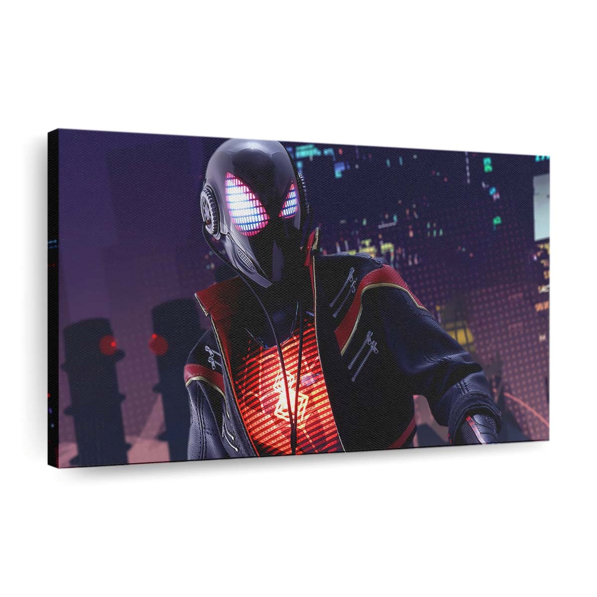 2022 Spider Man Miles Morales Figurenkostüm Leinwandbild - Wanddeko