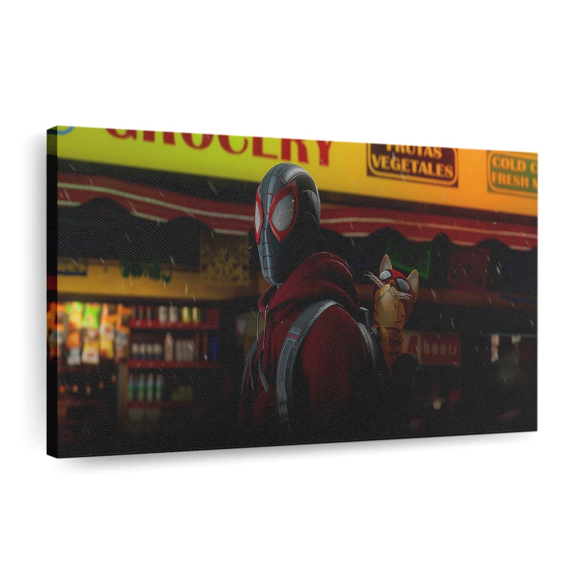 2023 Mile Morales Spider Man Leinwandbild - Wanddeko