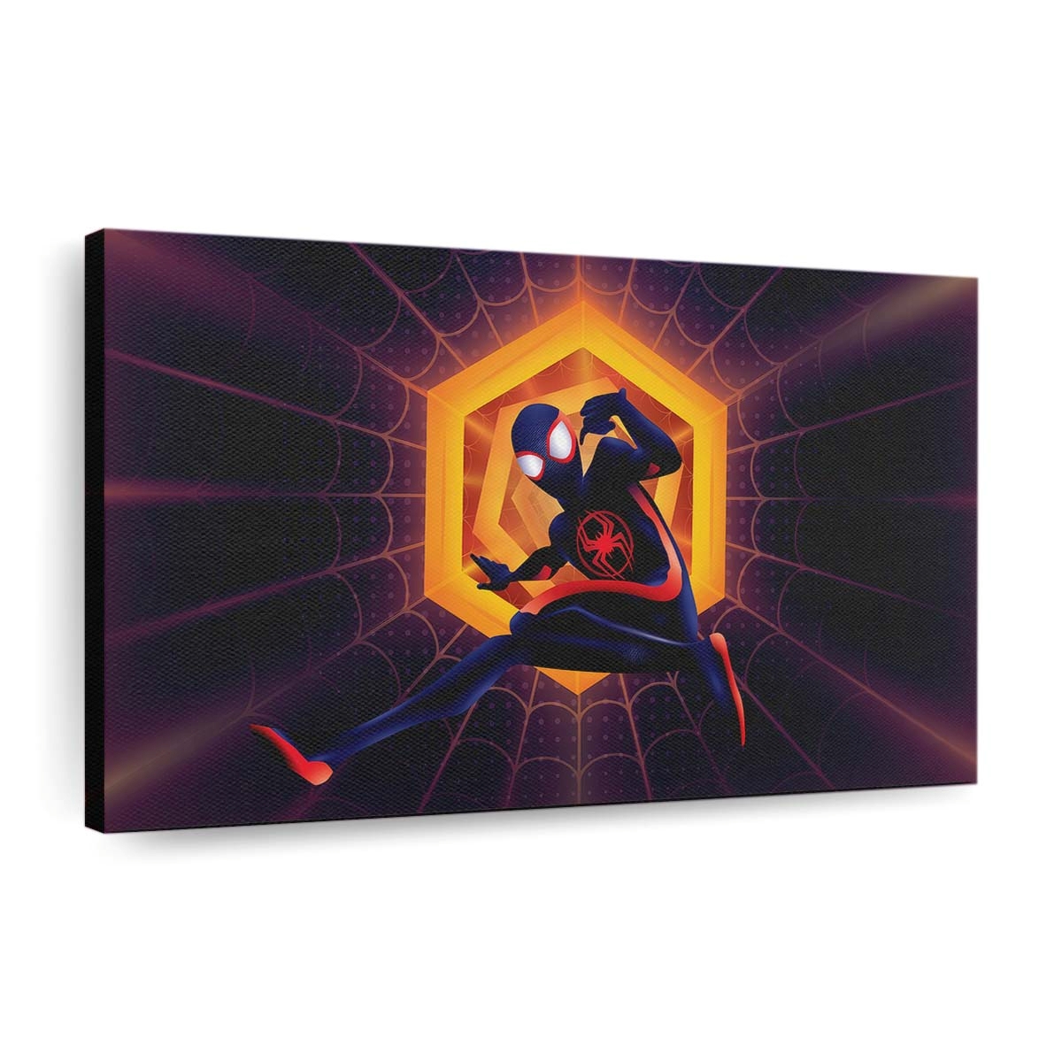 Across The Spiderverse Leinwandbild - Wanddeko