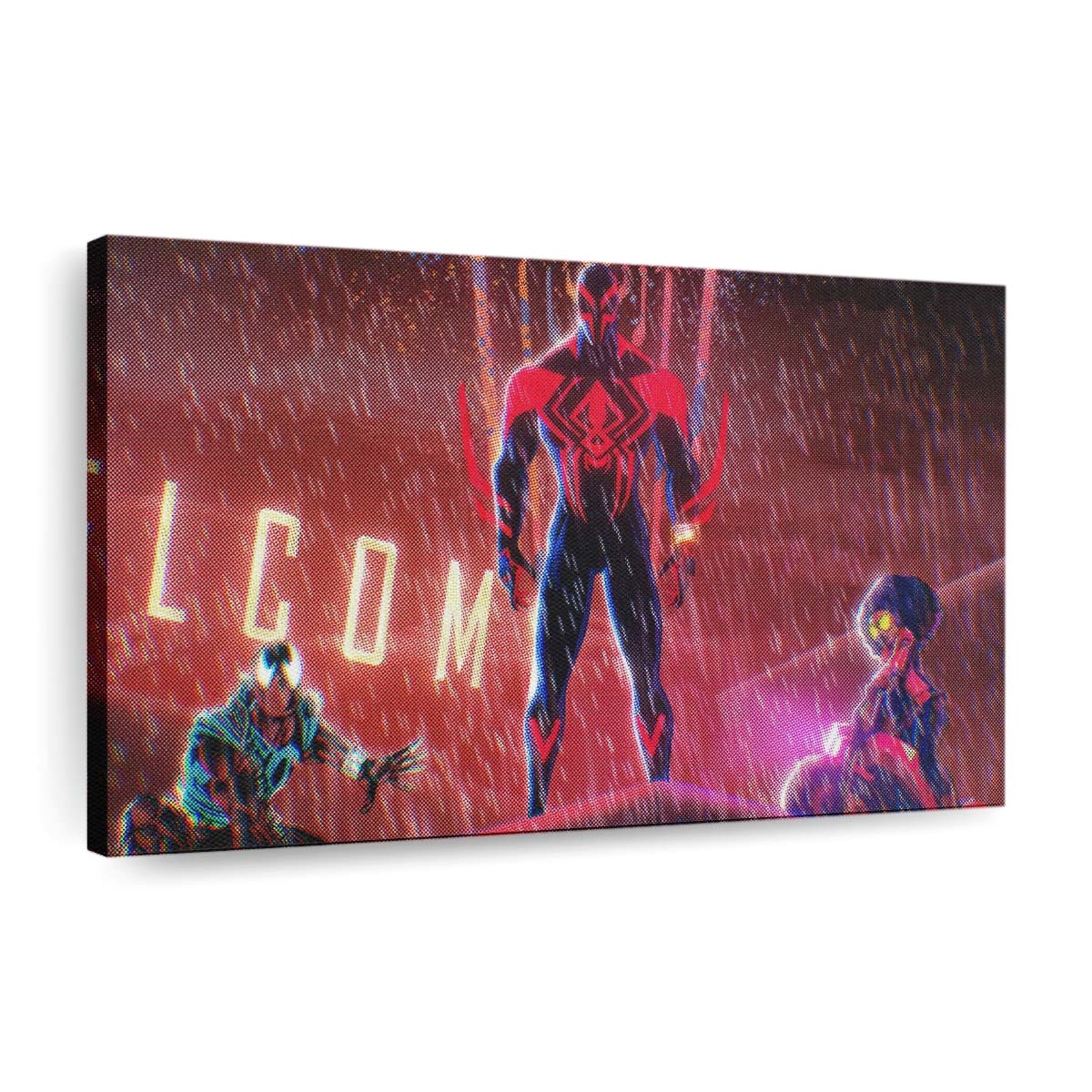 All Stations Stop Spider Man 2099 Leinwandbild - Wanddeko