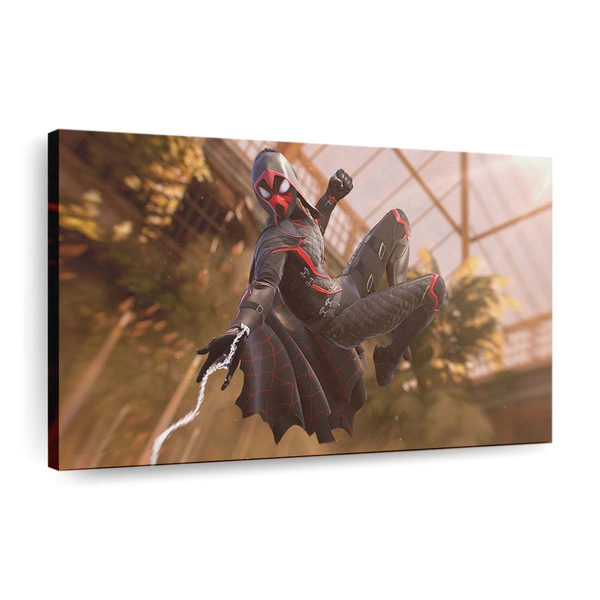 Arachknight Marvels Spider Man 2 Leinwandbild - Wanddeko