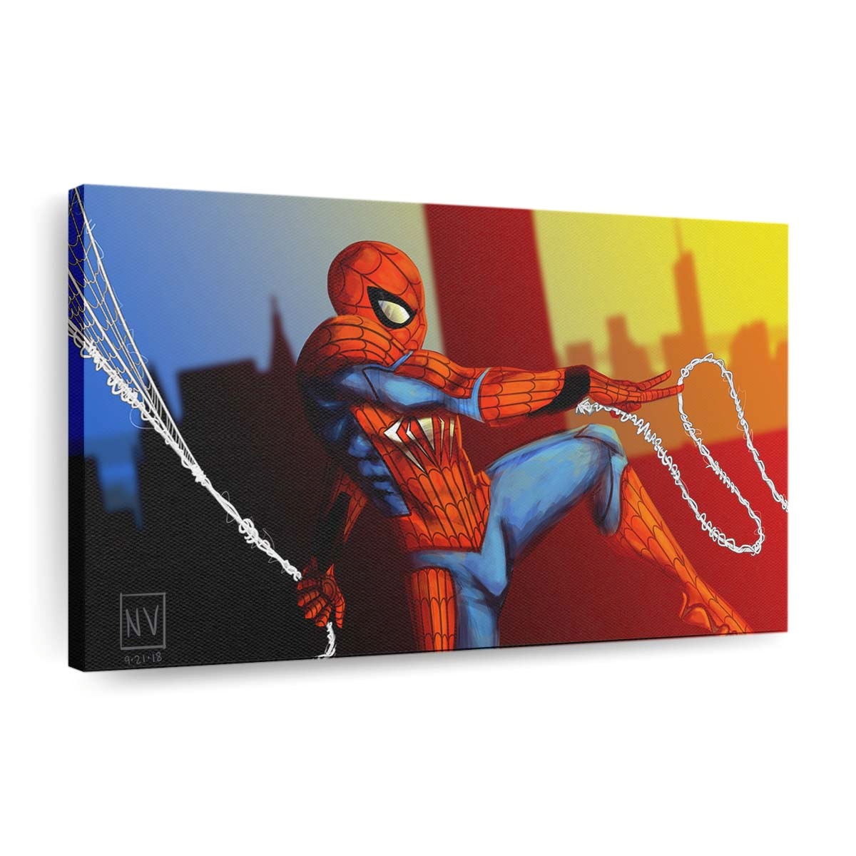 Kunst Spider Man Leinwandbild - Wanddeko